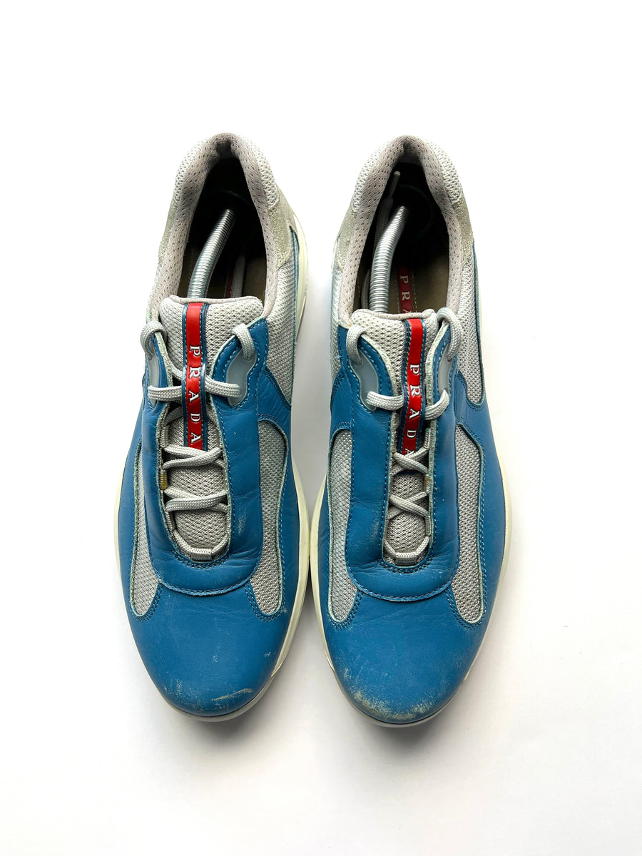 Prada Sport America s Cup Baby Blue Trainers 00 s Sekkle