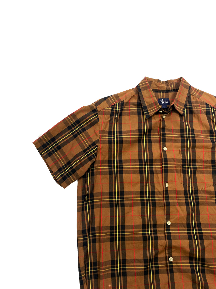 stussyburberryshortsleevesshir