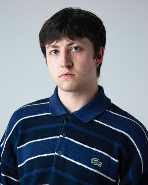 Max wearing our Lacoste knit polo 90's