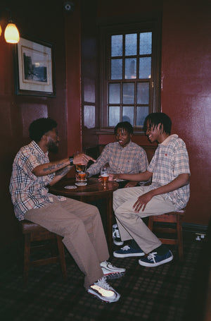 Ronnie, Tuntu & Dez wearing our Burberry nova check shirts