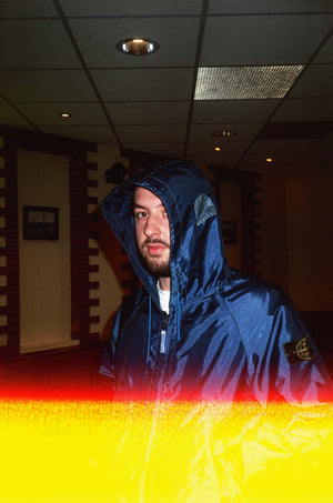 Hilts wearing our Stone island formula steel jacket A/W 1995