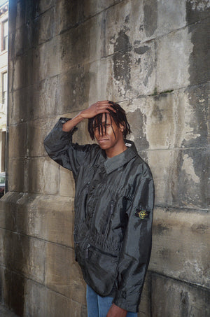 Ronnie wearing our Stone island formula steel 1994