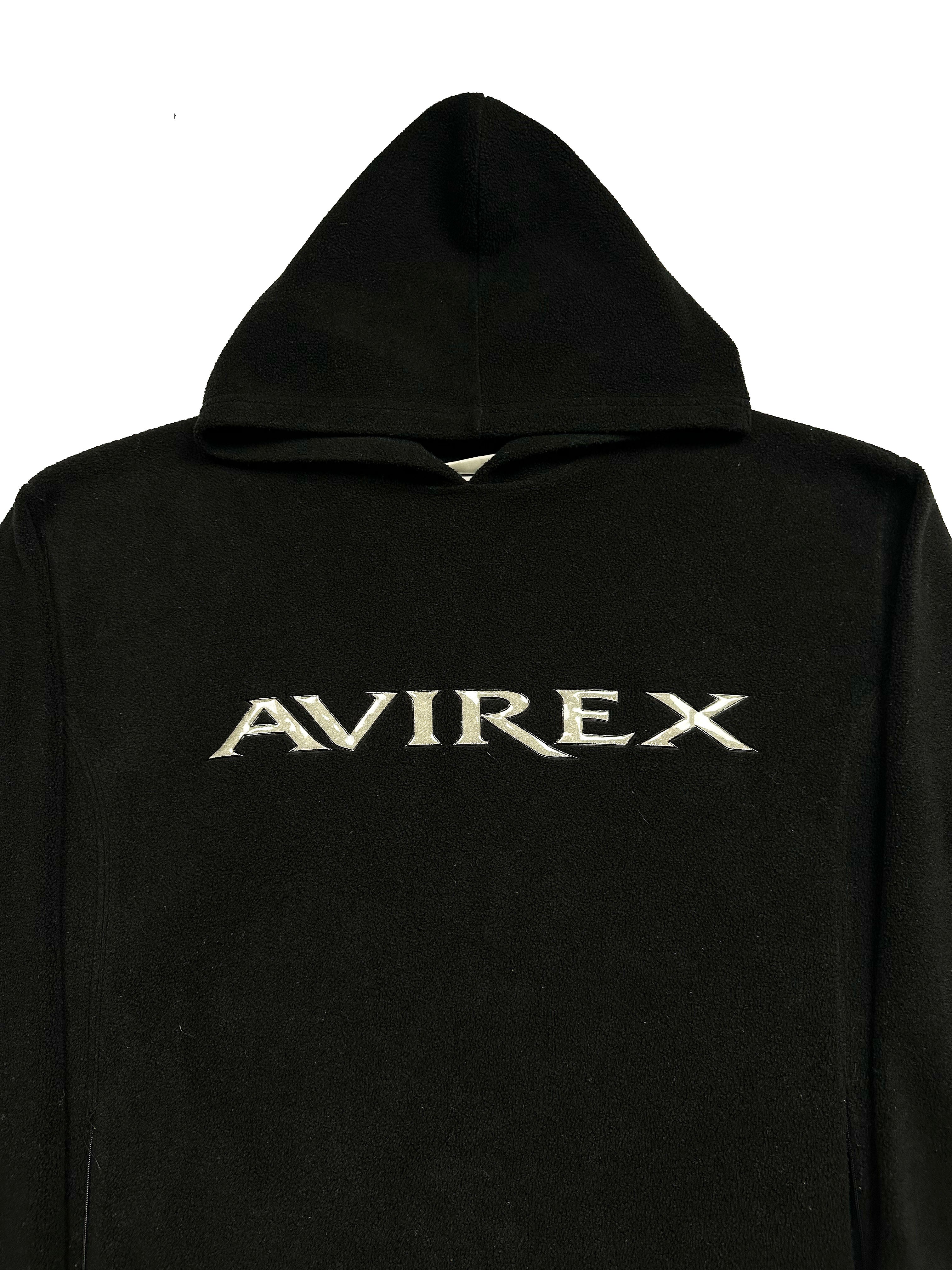 Avirex Black Fleece Hoodie 90's