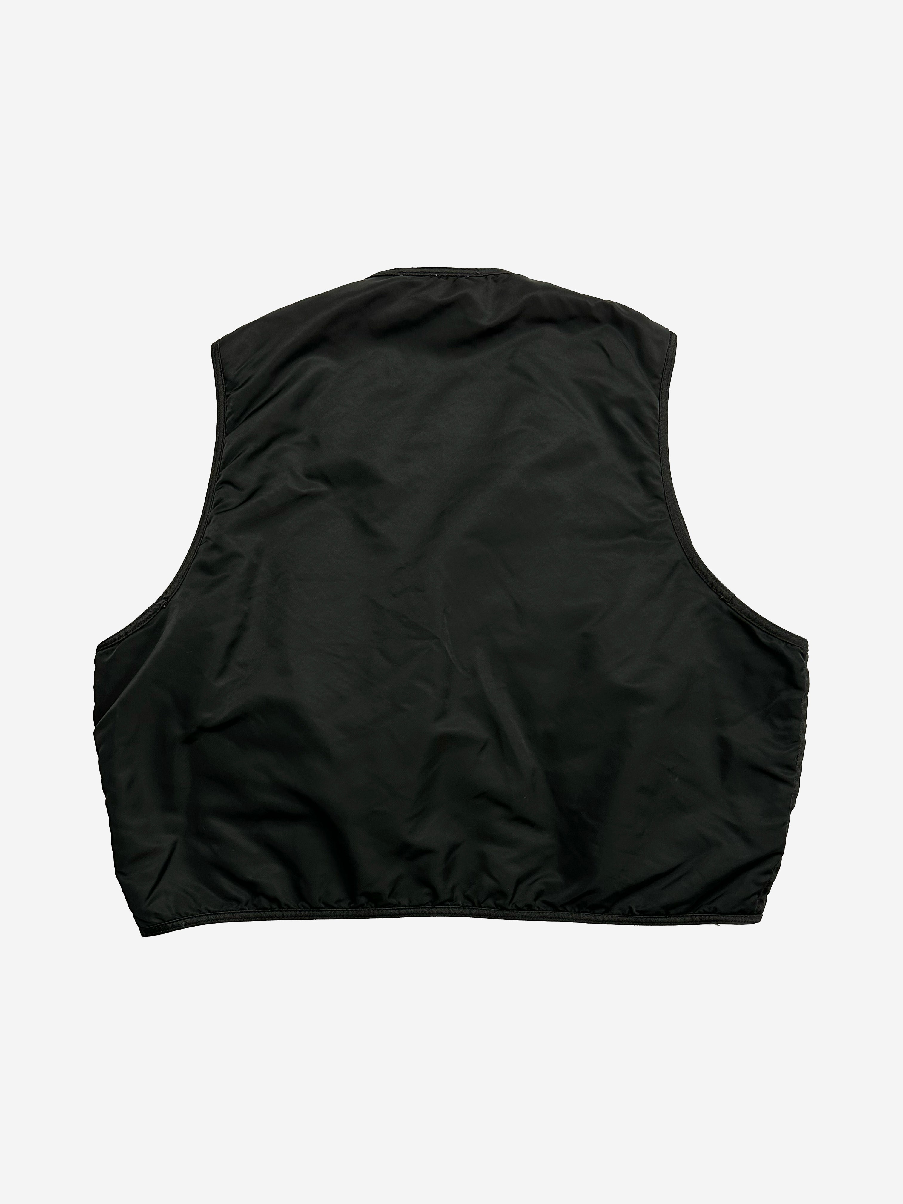 Avirex Black Multi Pocket Vest 90's