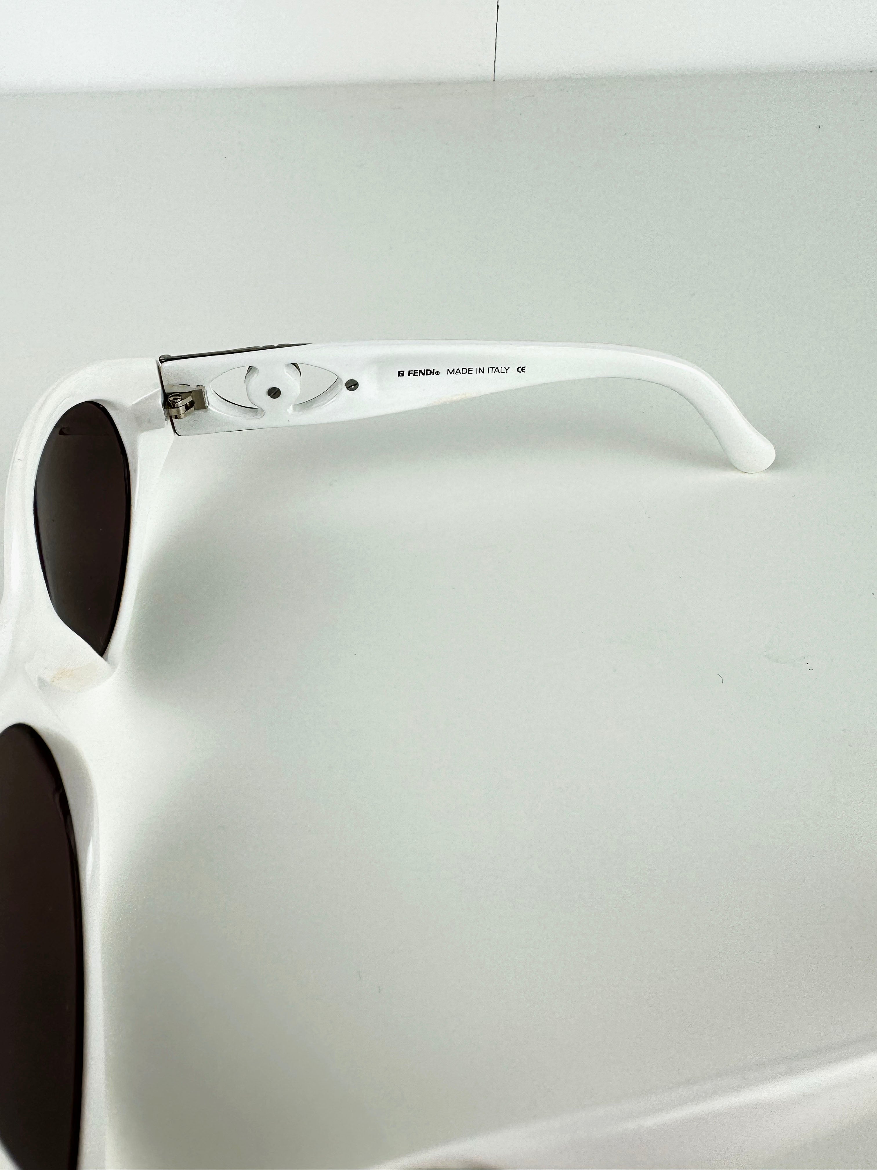 Fendi White Sunglasses 90's