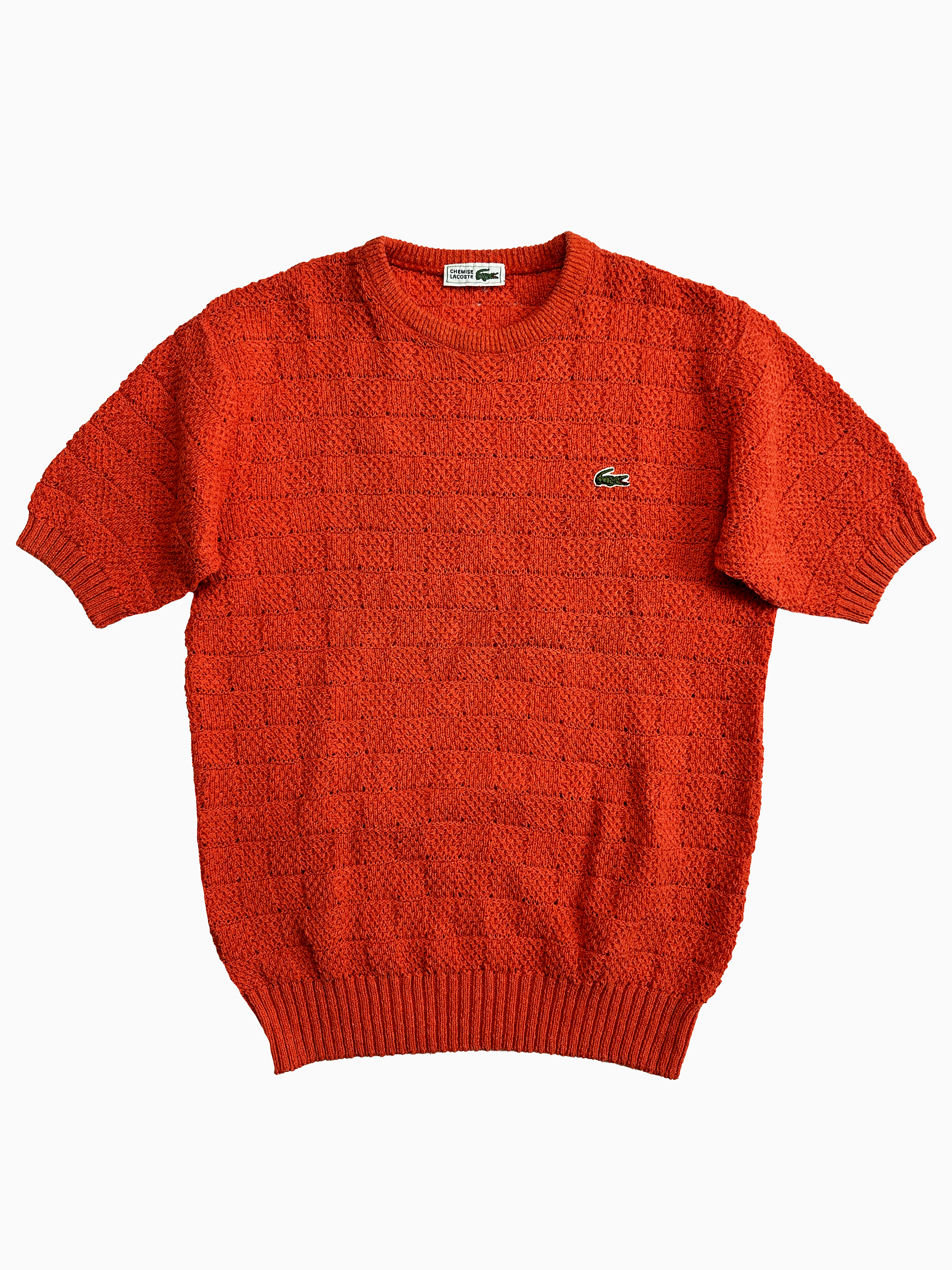 Chemise Lacoste Short Sleeve knit jumper 90's