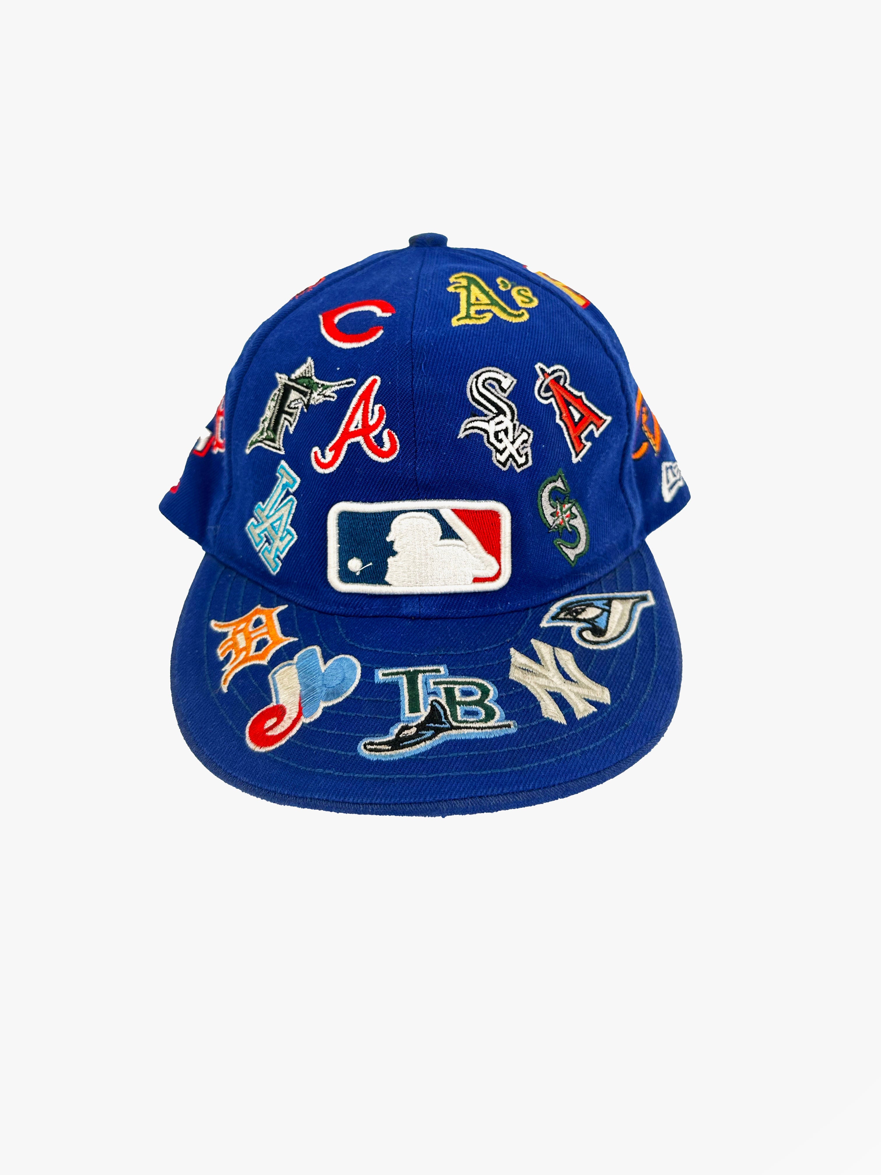 New Era Blue Logos Hat 00's