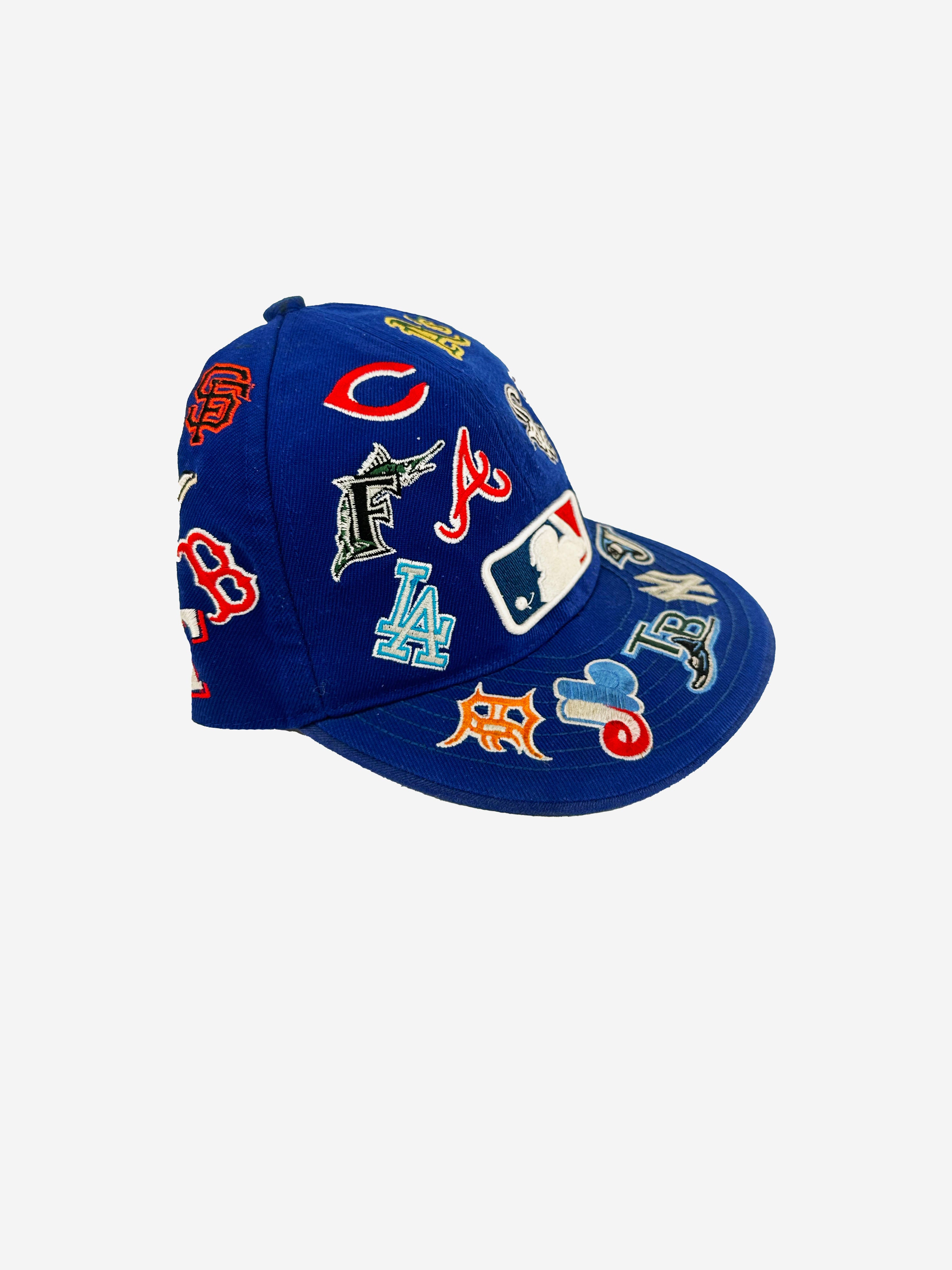 New Era Blue Logos Hat 00's