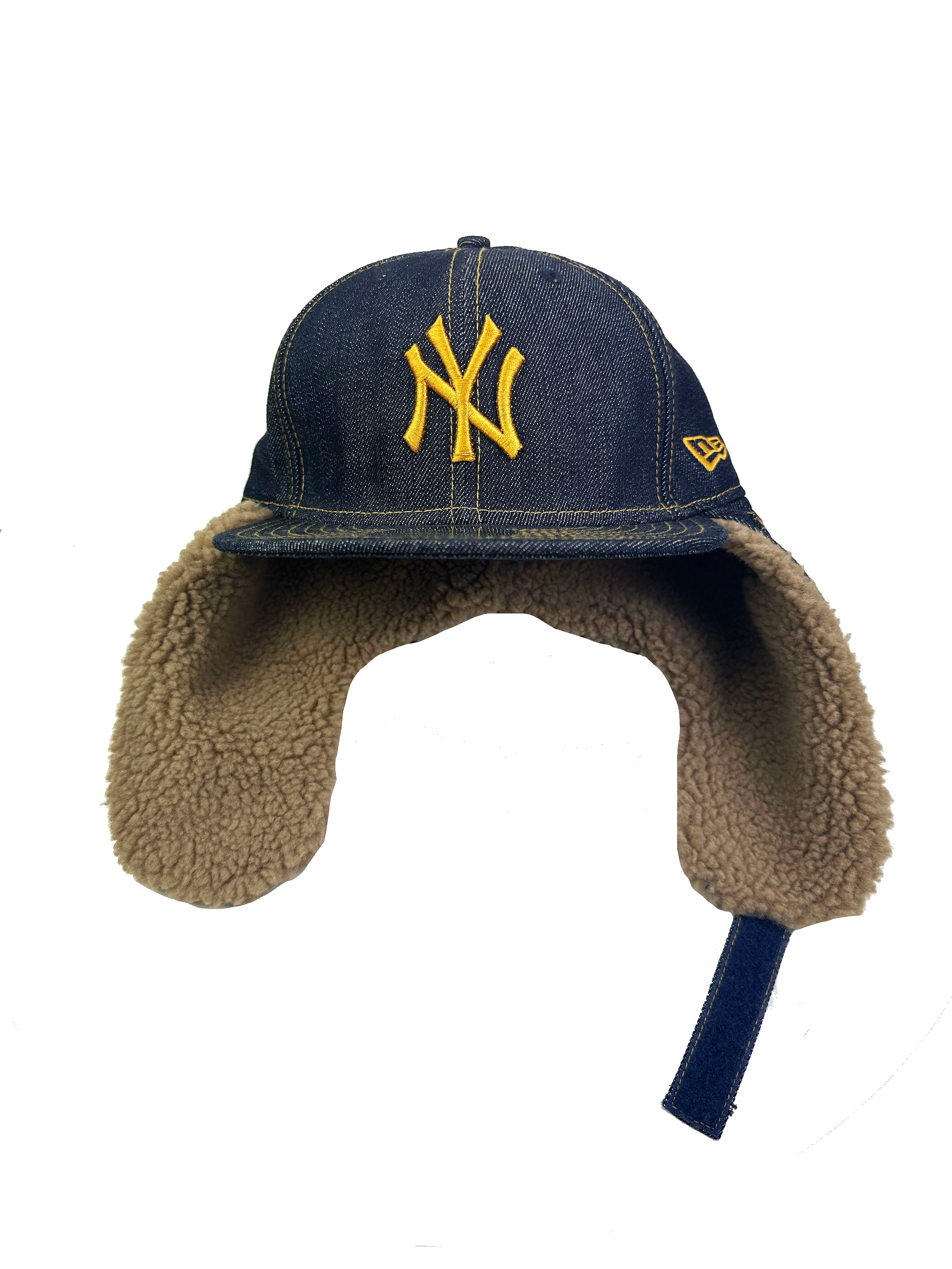 New Era Denim Trapper Hat 00's