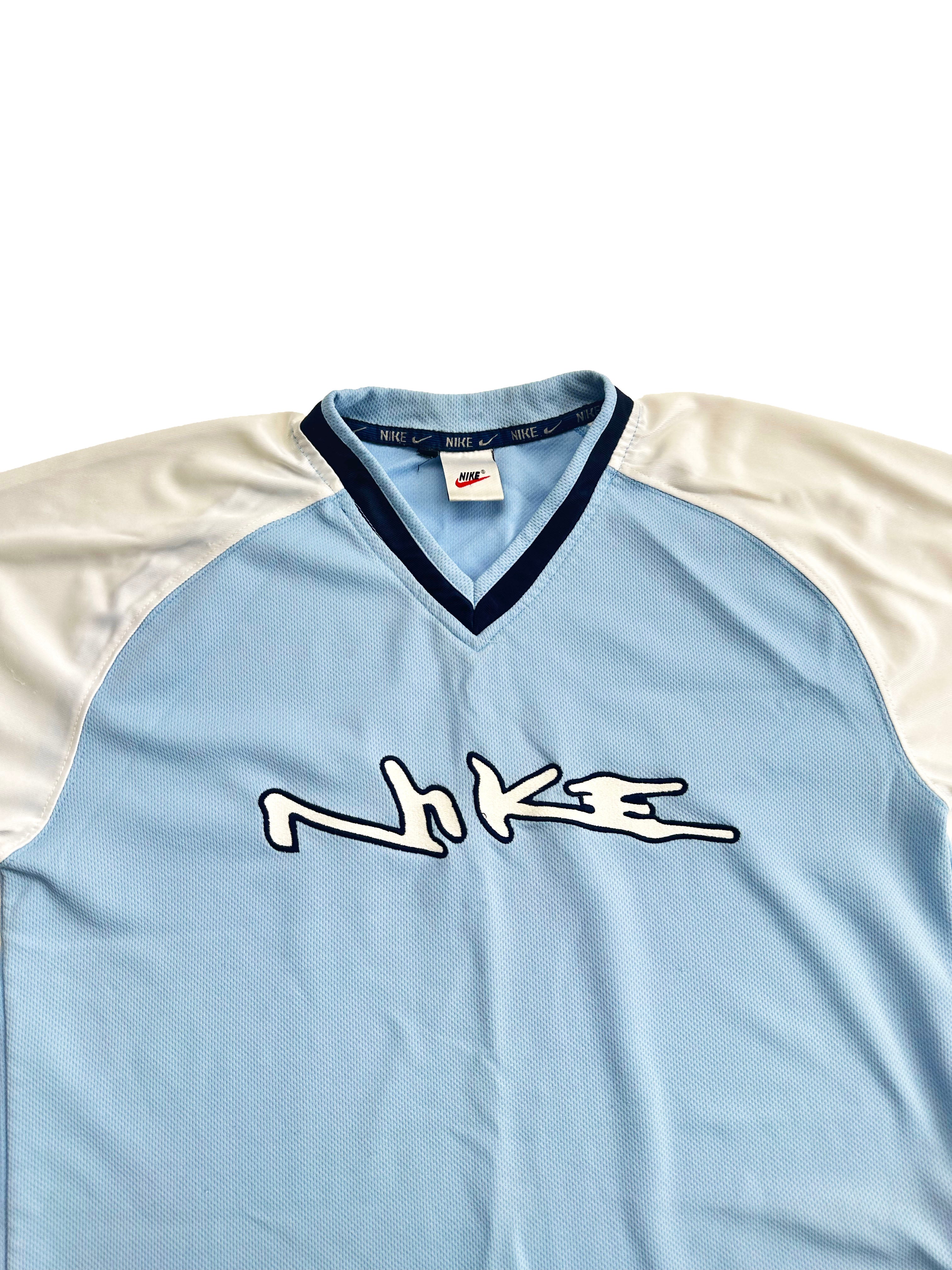 Nike Baby Blue Spell Out Top 90's