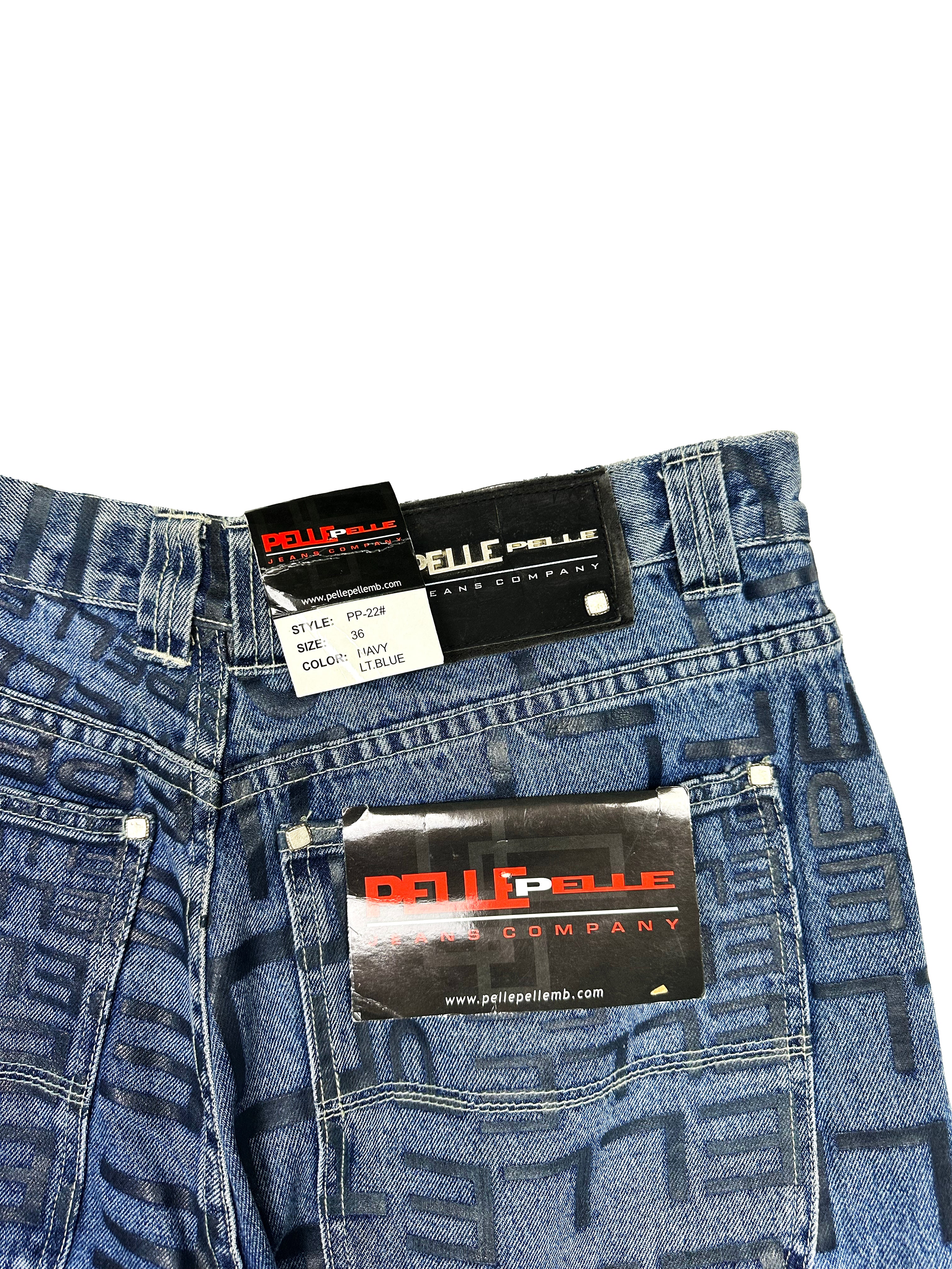 Pelle Pelle Spell Out Jeans BNWT 90's