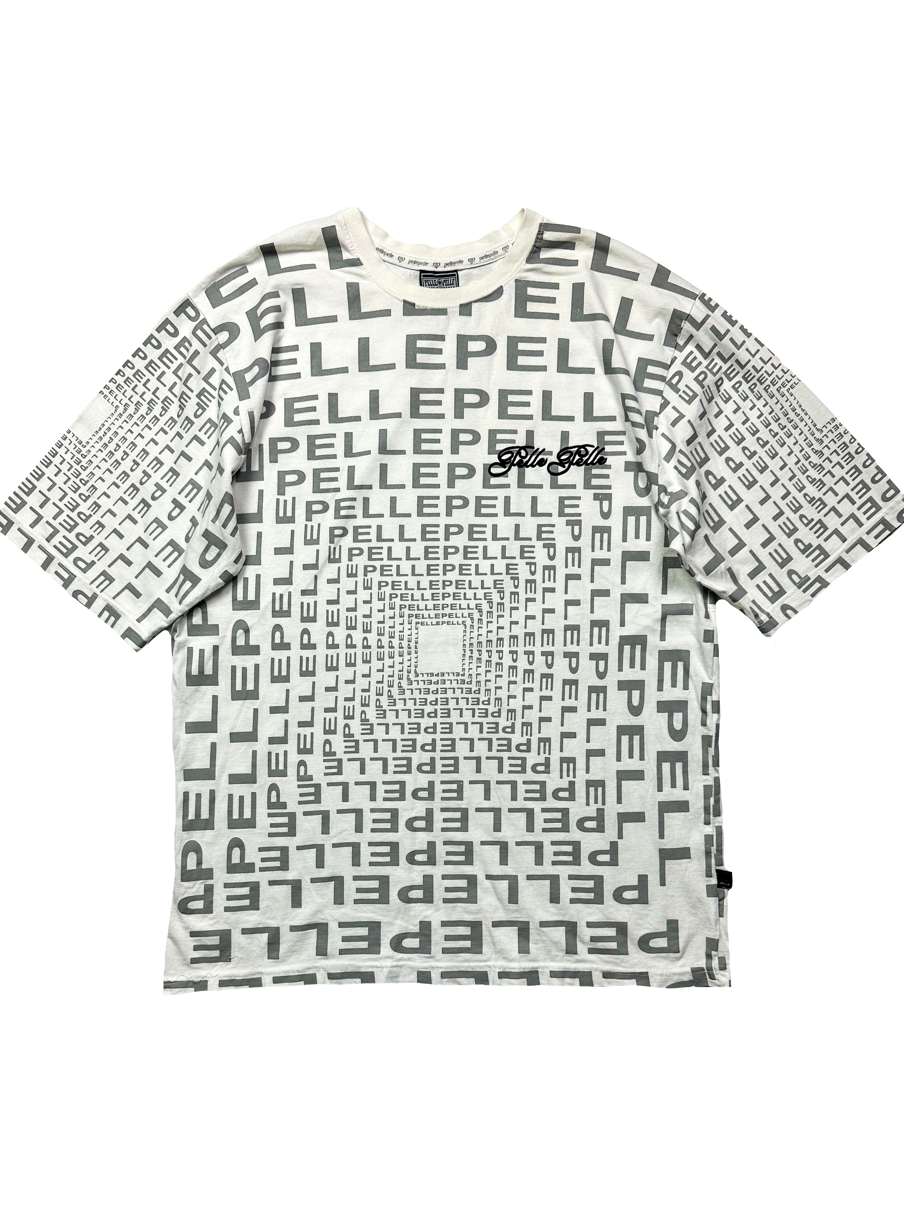 Pelle Pelle White Spell Out T-shirt 90's
