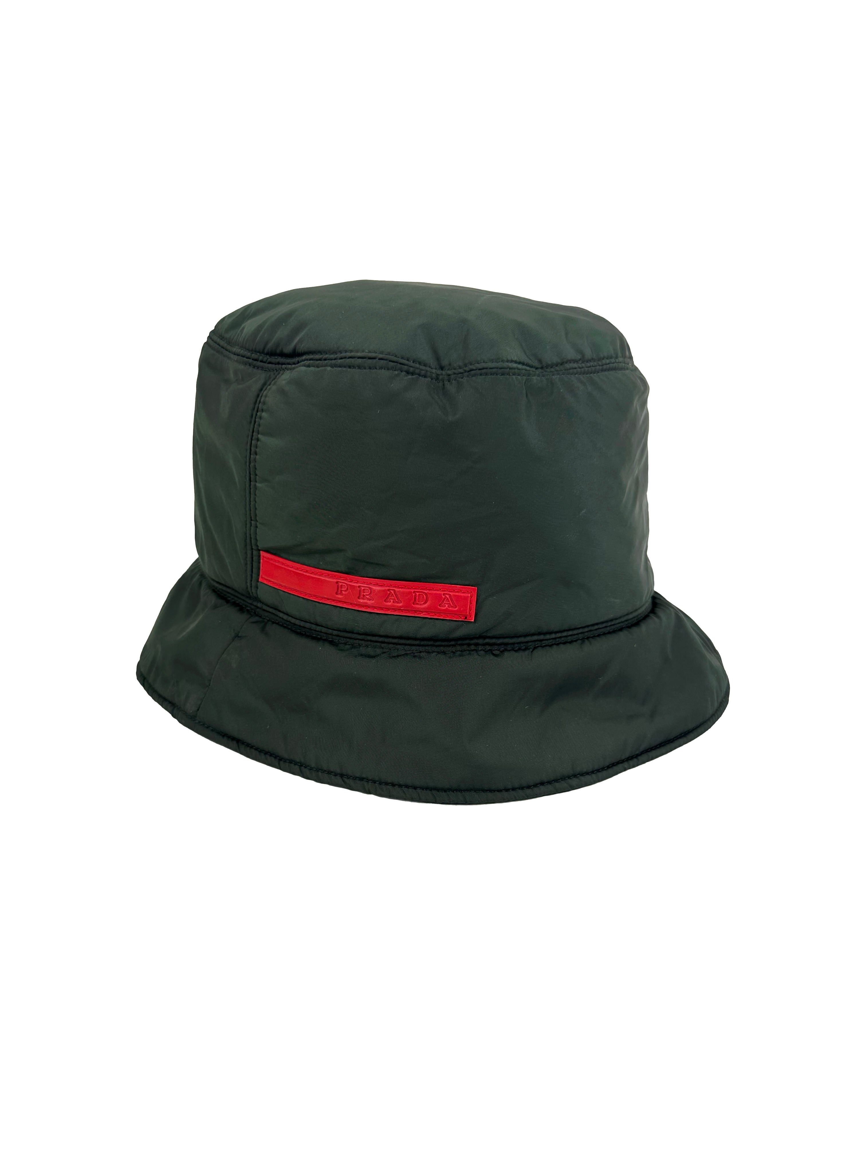 Prada Sport Green Bucket Hat