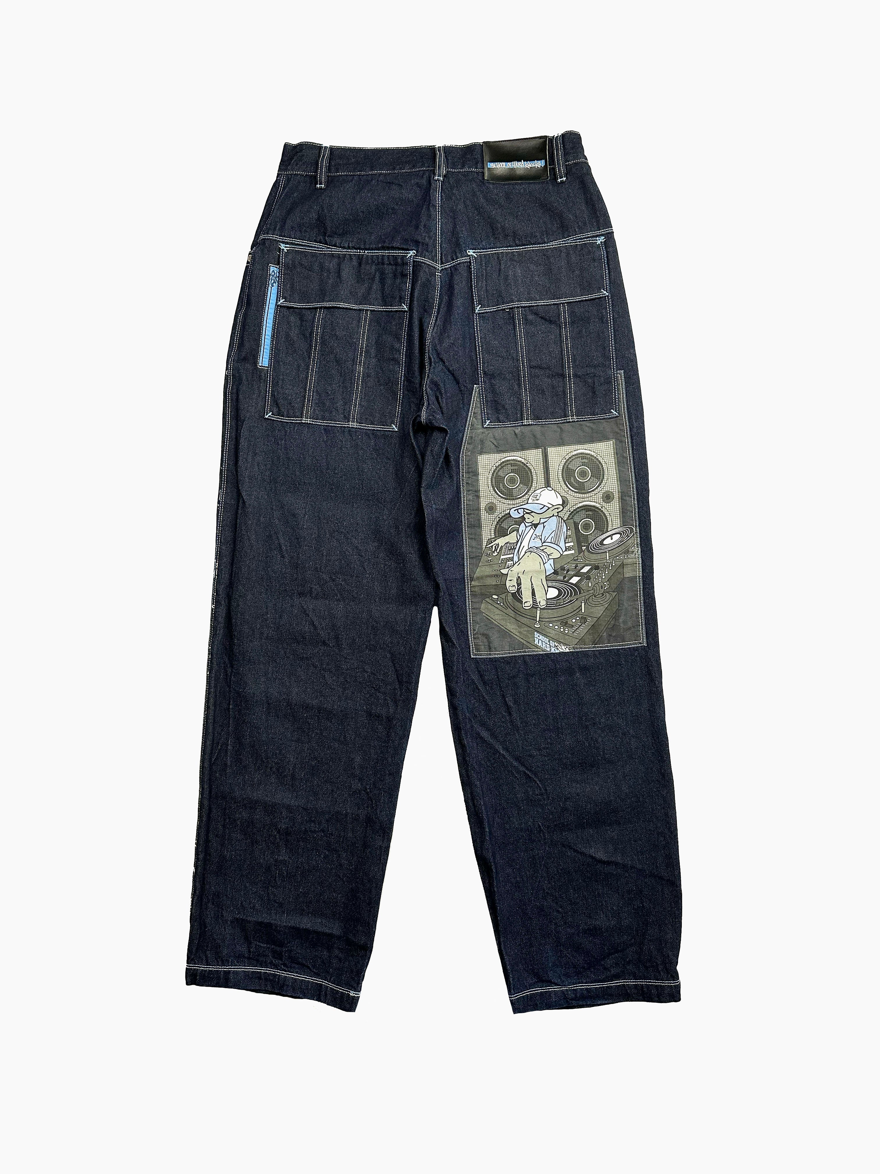 SOHK Denim Character Indigo Jeans 90's