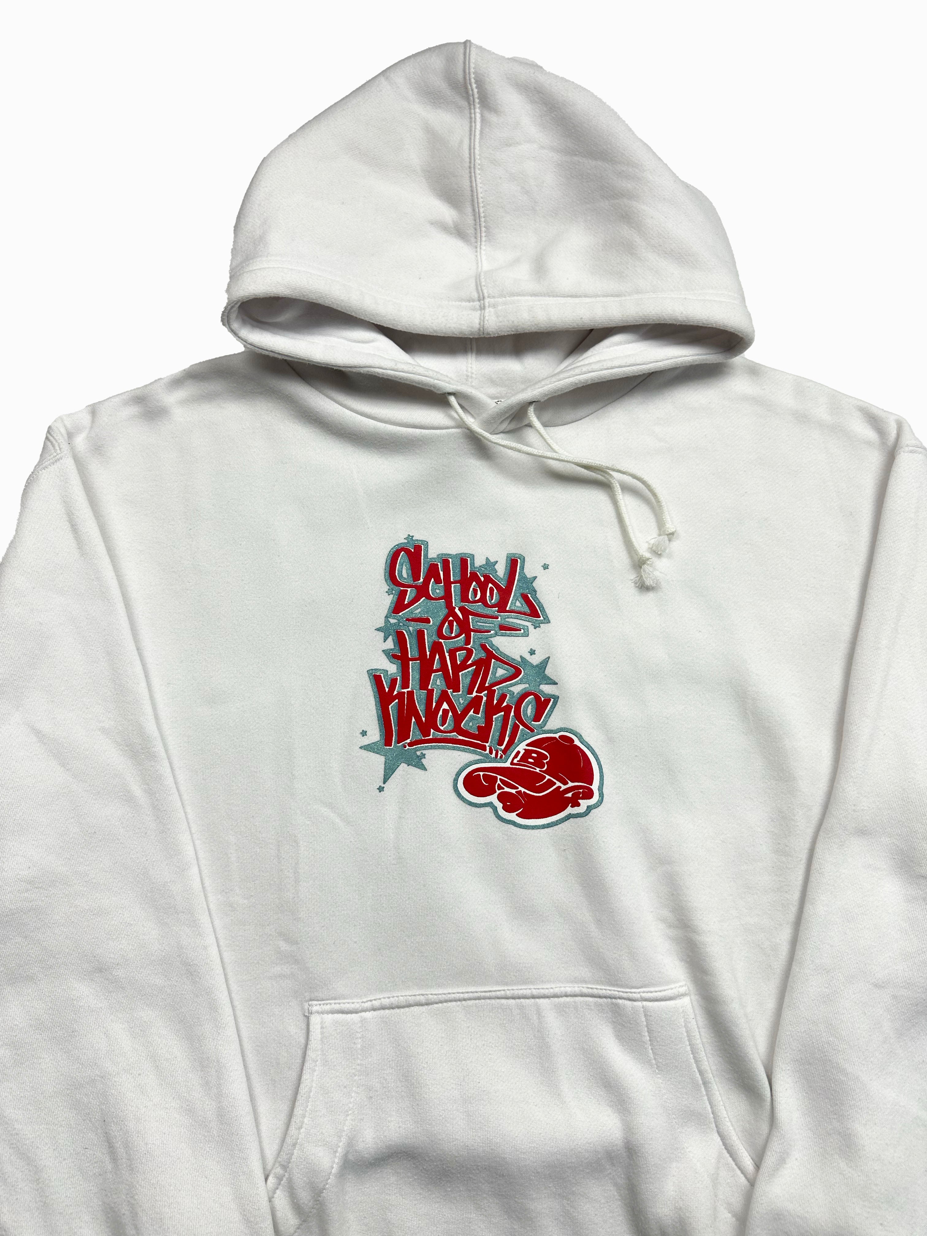SOHK White Spell Out Hoodie 00's