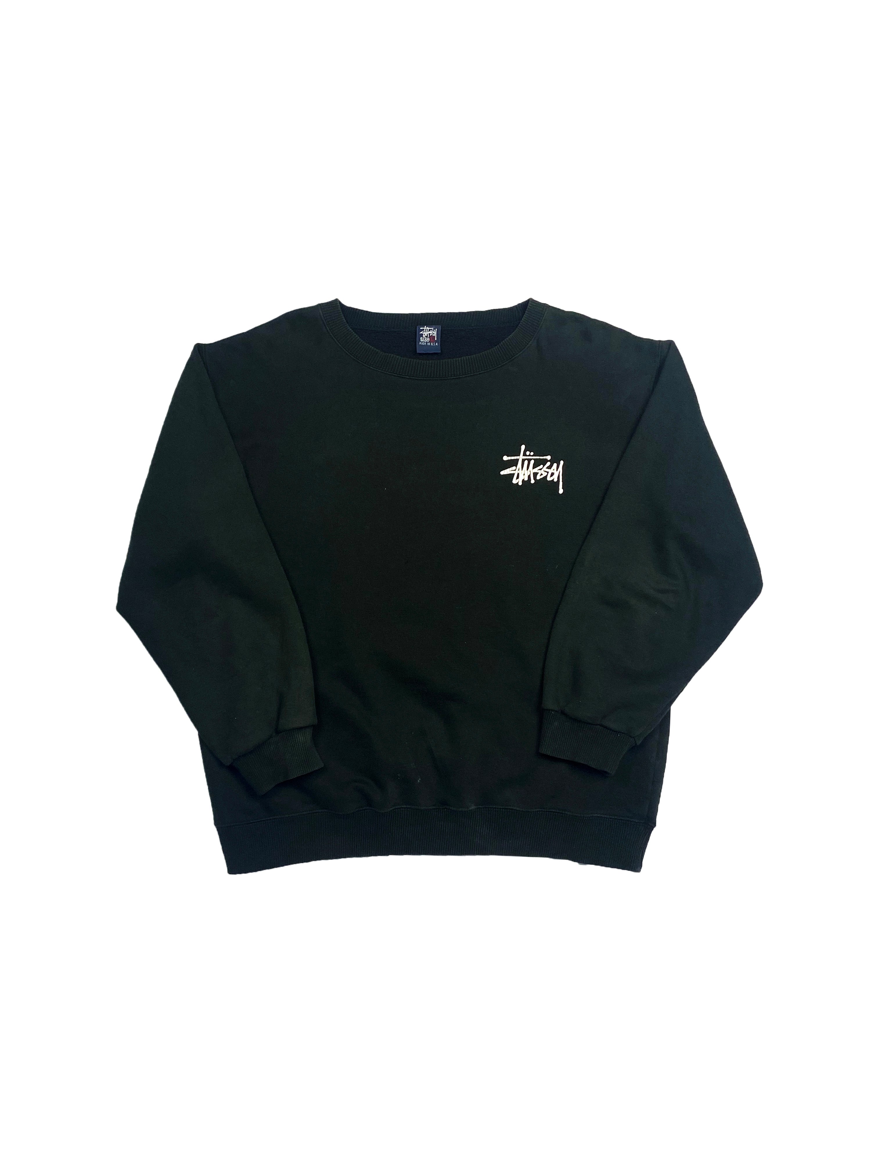 Stussy Black Dragon Sweatshirt 90's