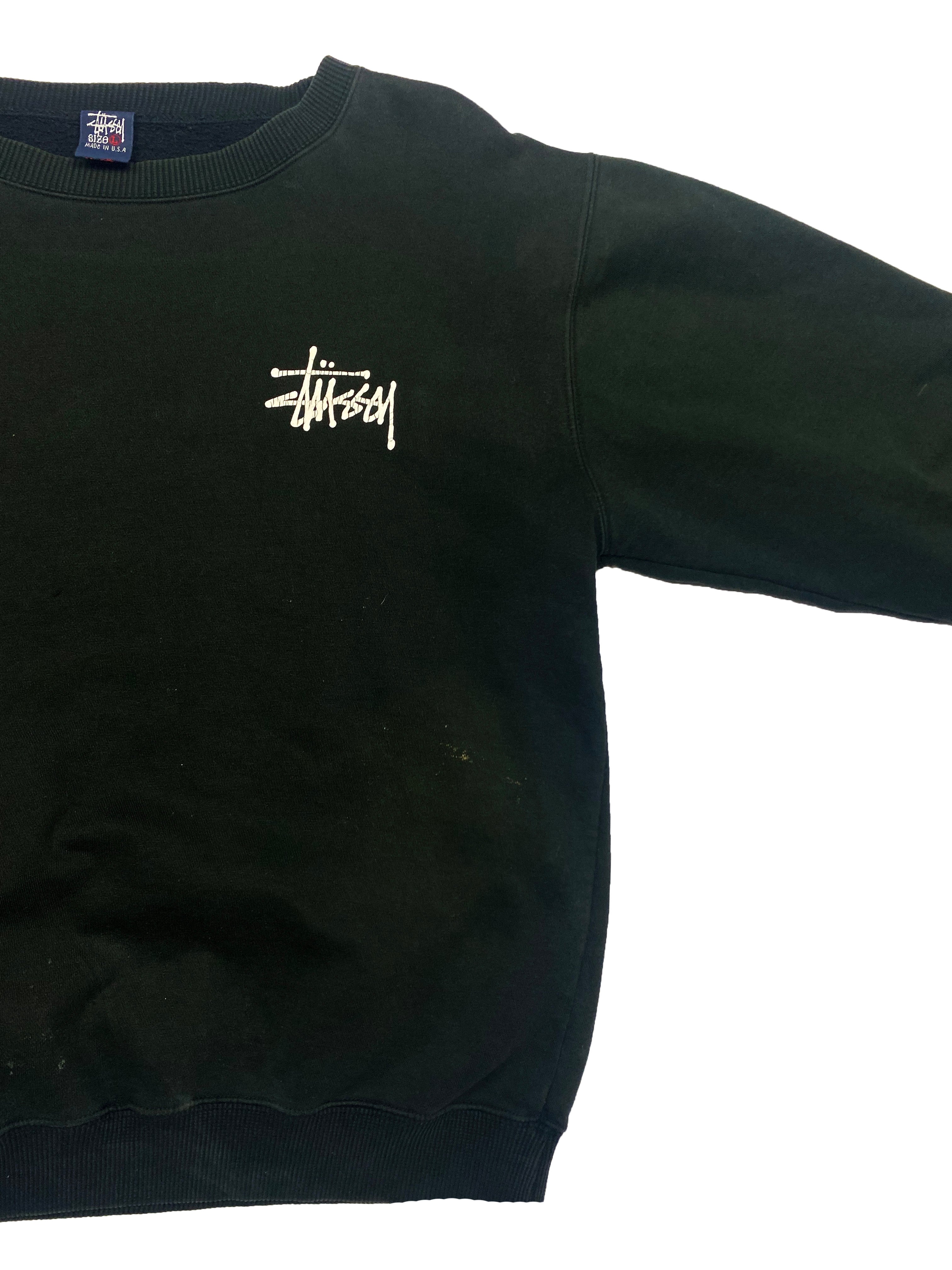 Stussy Black Dragon Sweatshirt 90's