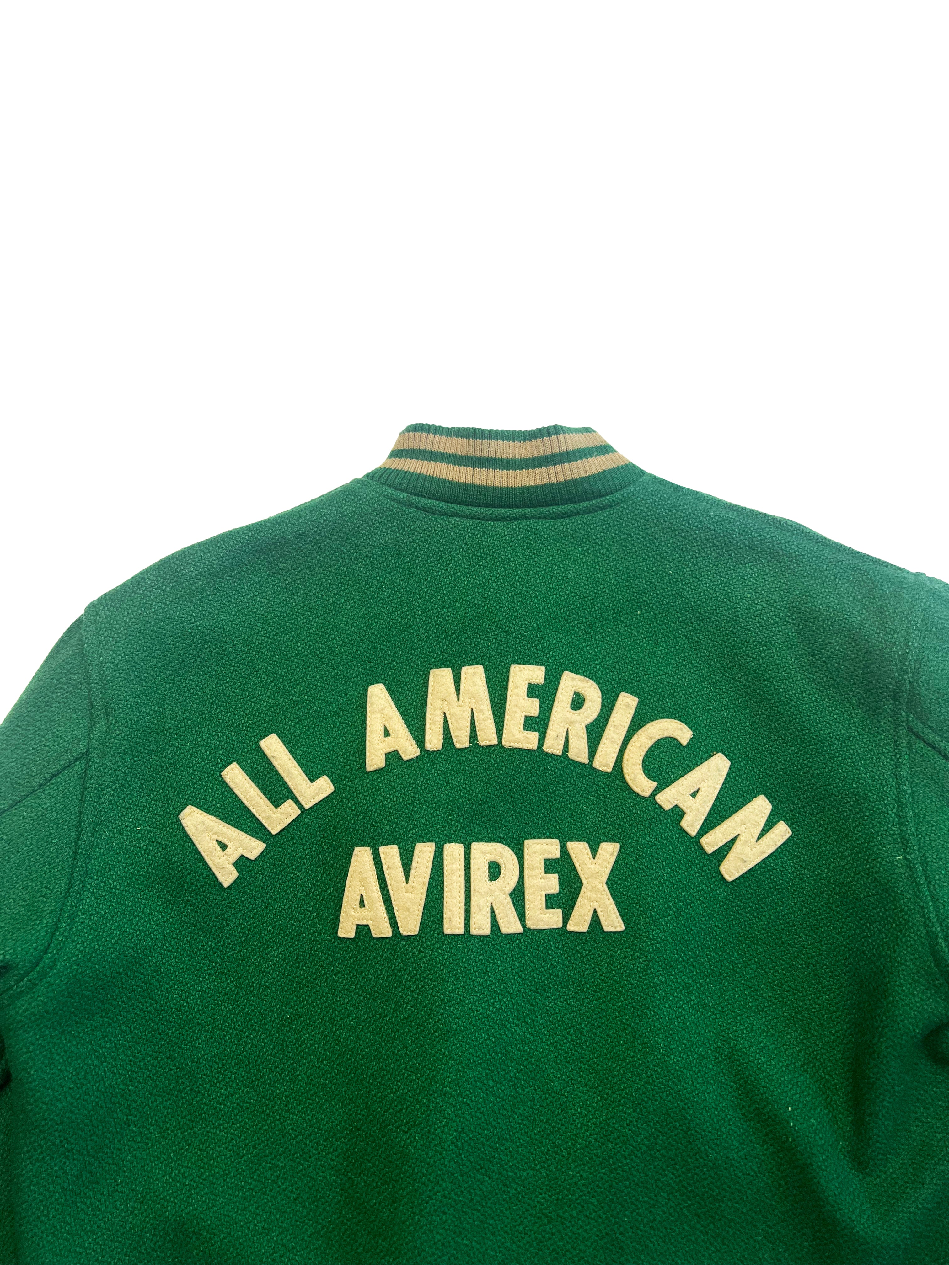 Avirex 'All American' Green Bomber 80's