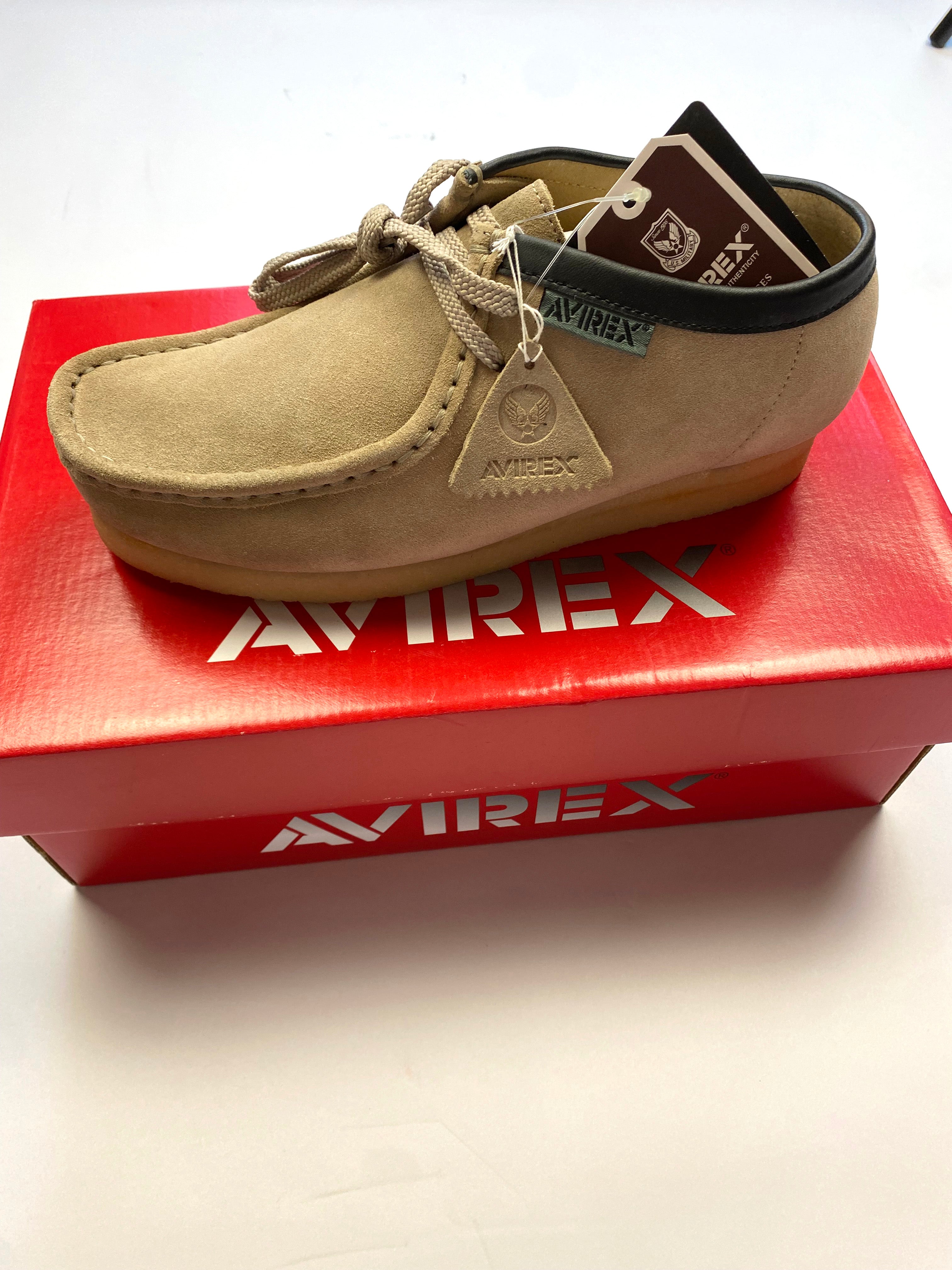 Avirex Beige Wallabee Brand new with original box Size 8