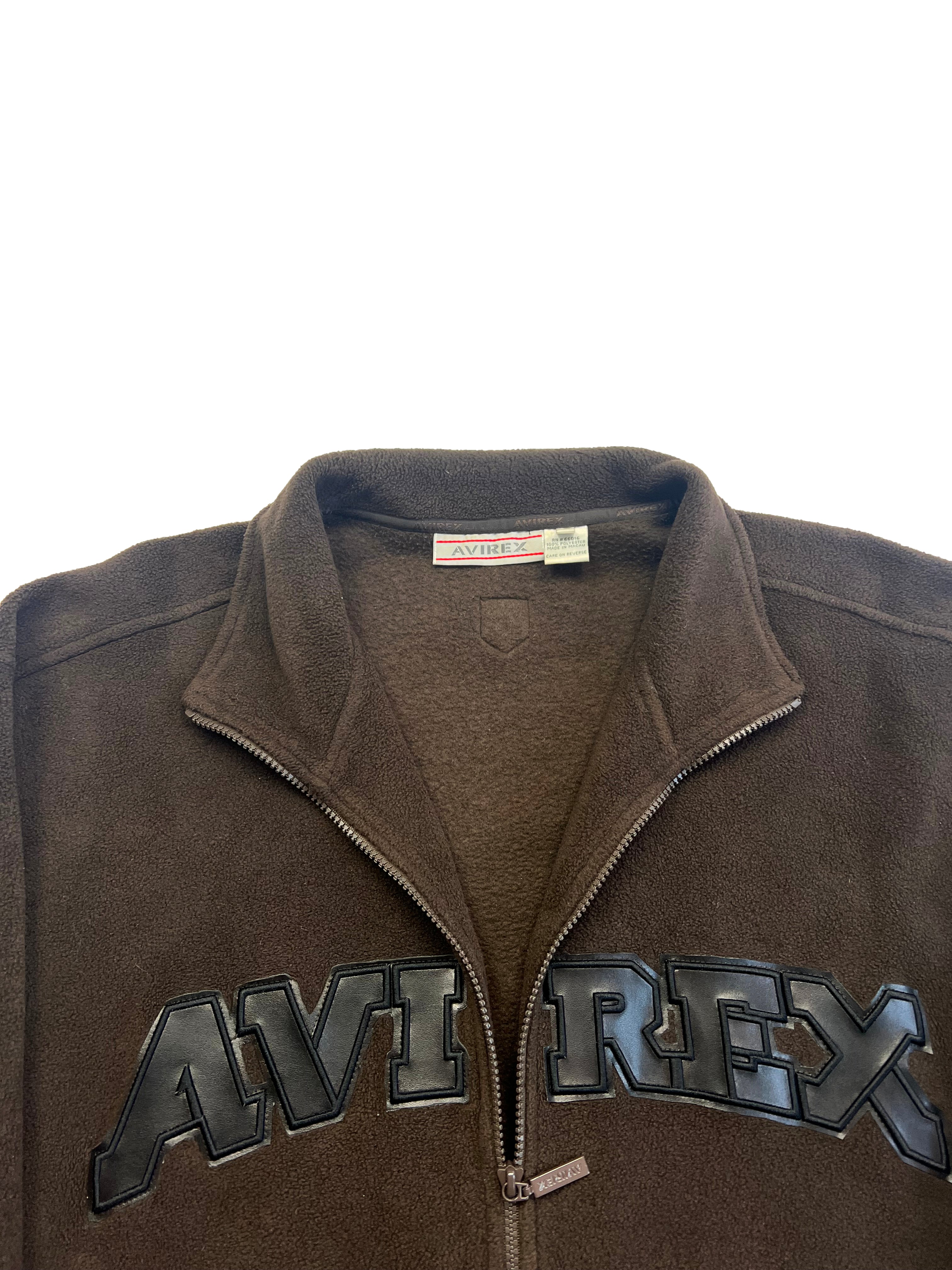 Avirex Brown Fleece 90's