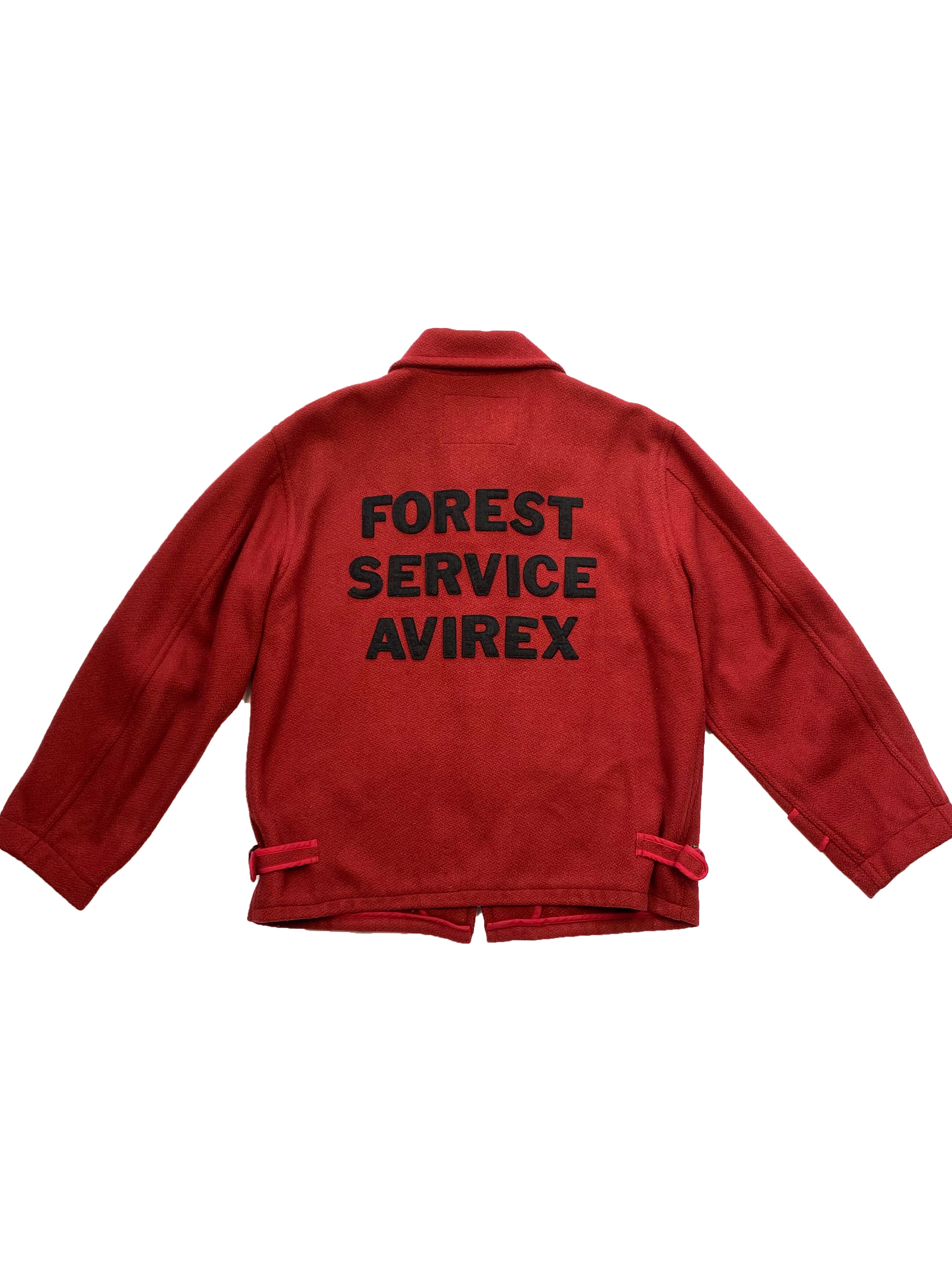 Avirex 'Forest Service' Red Jacket 80's