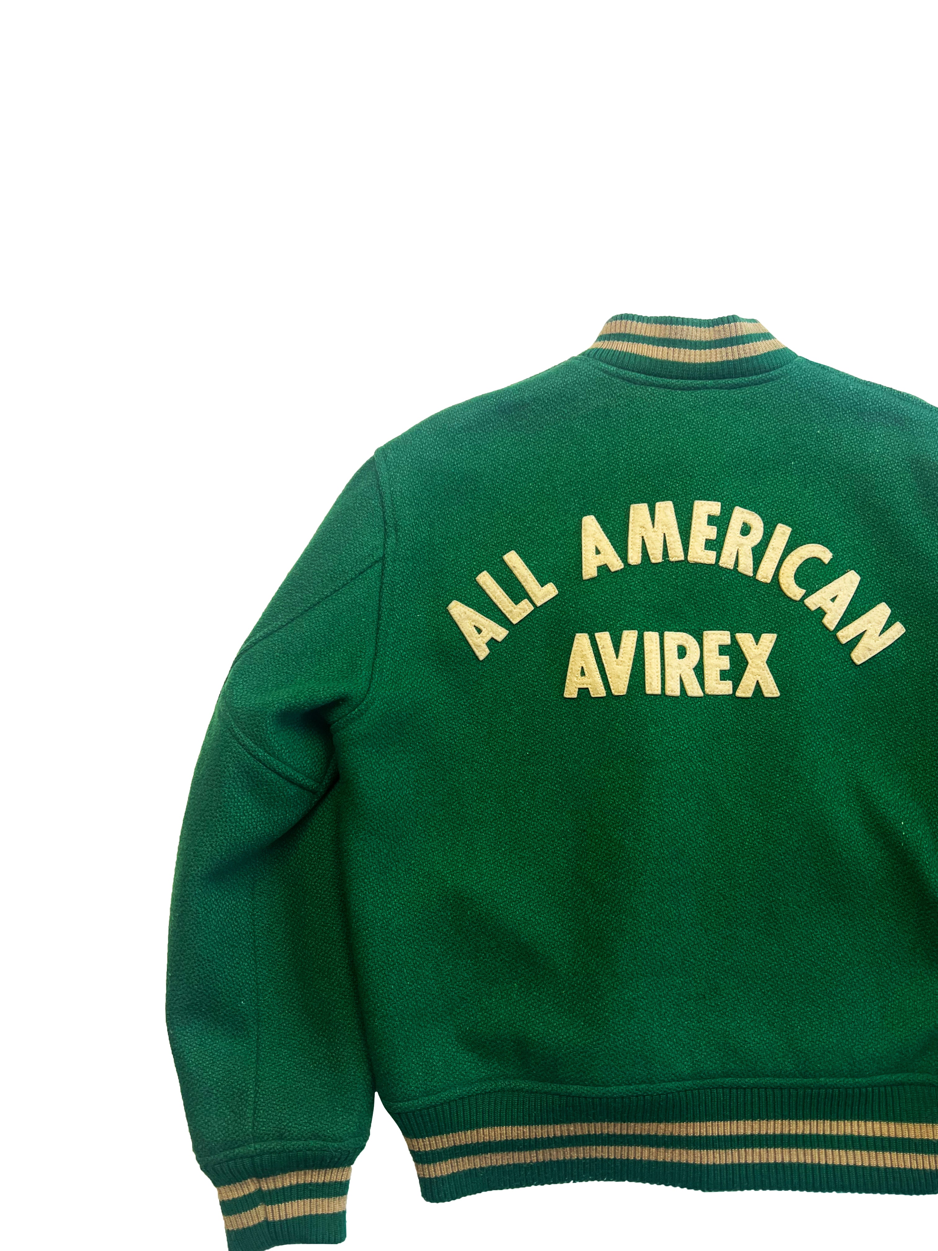 Avirex 'All American' Green Bomber 80's