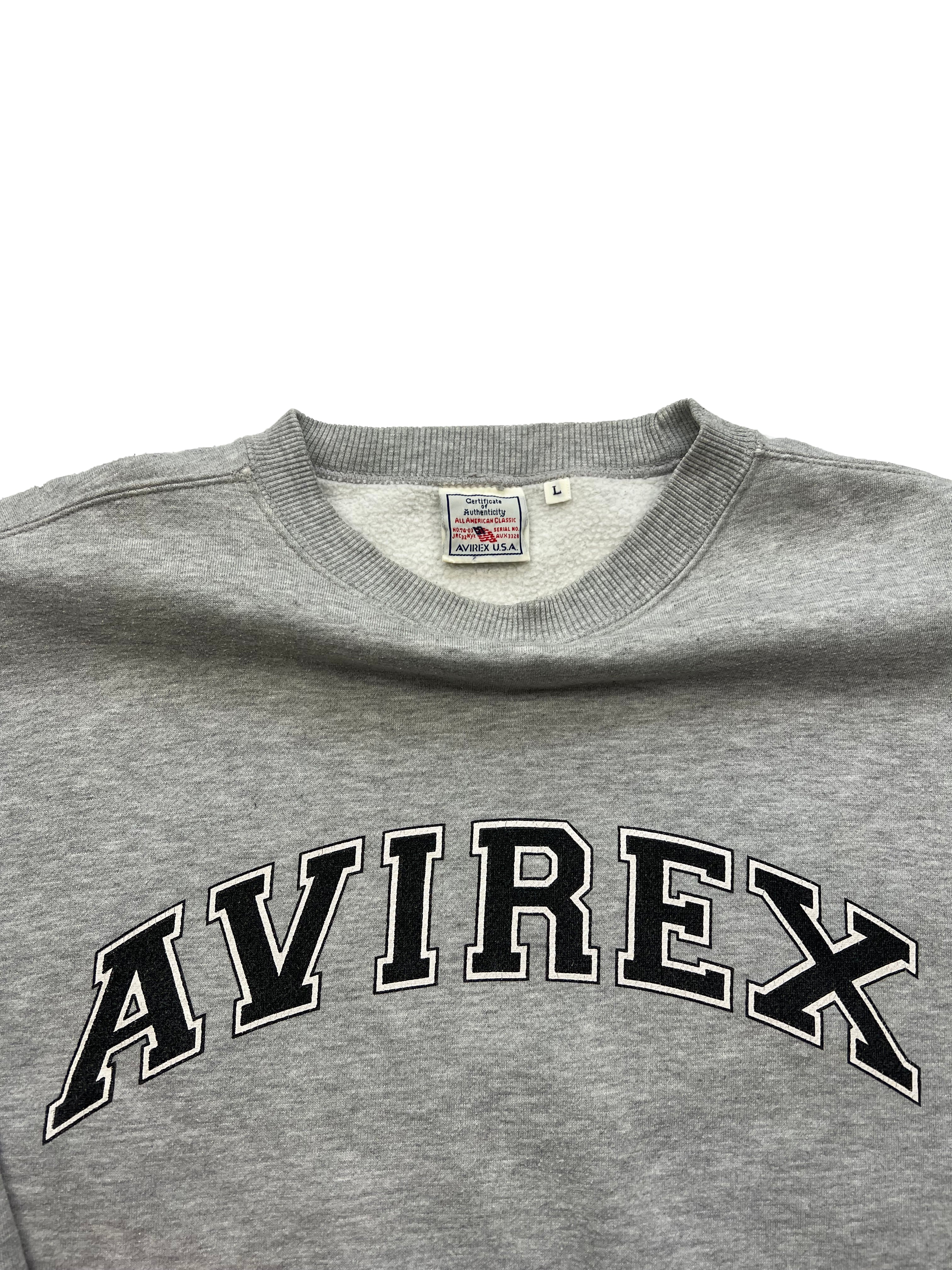 Avirex Grey Sweatshirt 00's