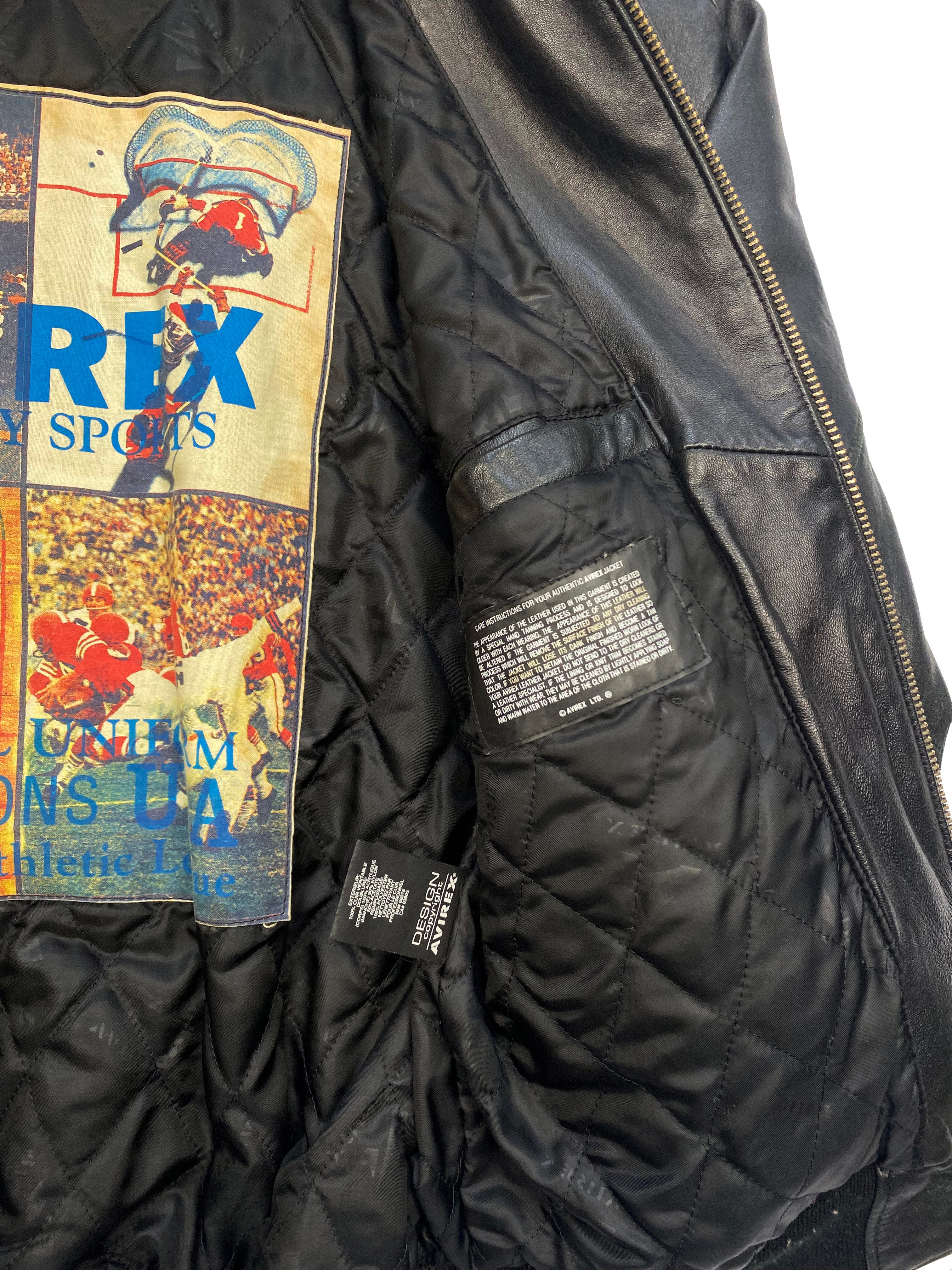 Avirex Icon Leather Jacket 00's