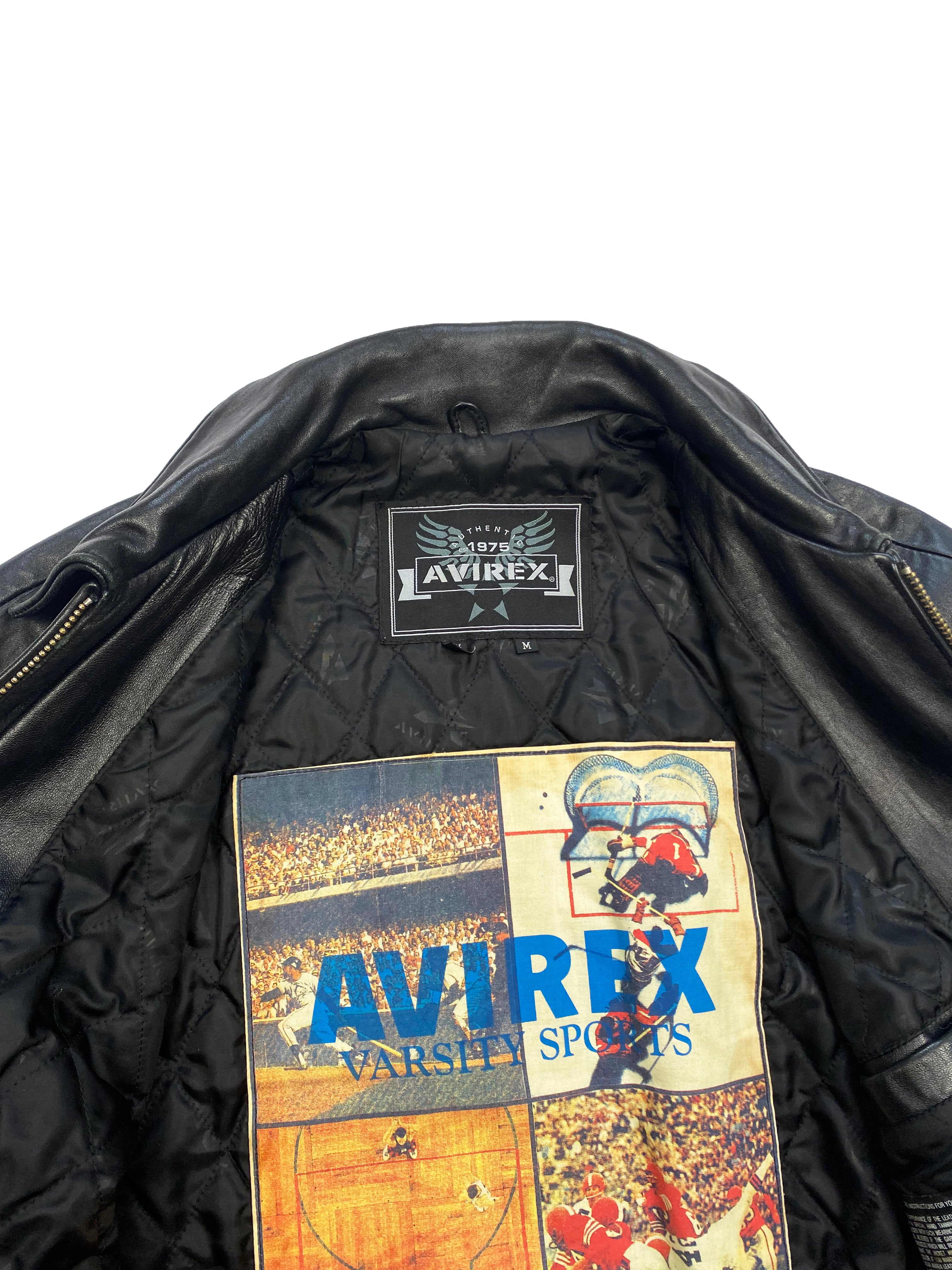 Avirex Icon Leather Jacket 00's