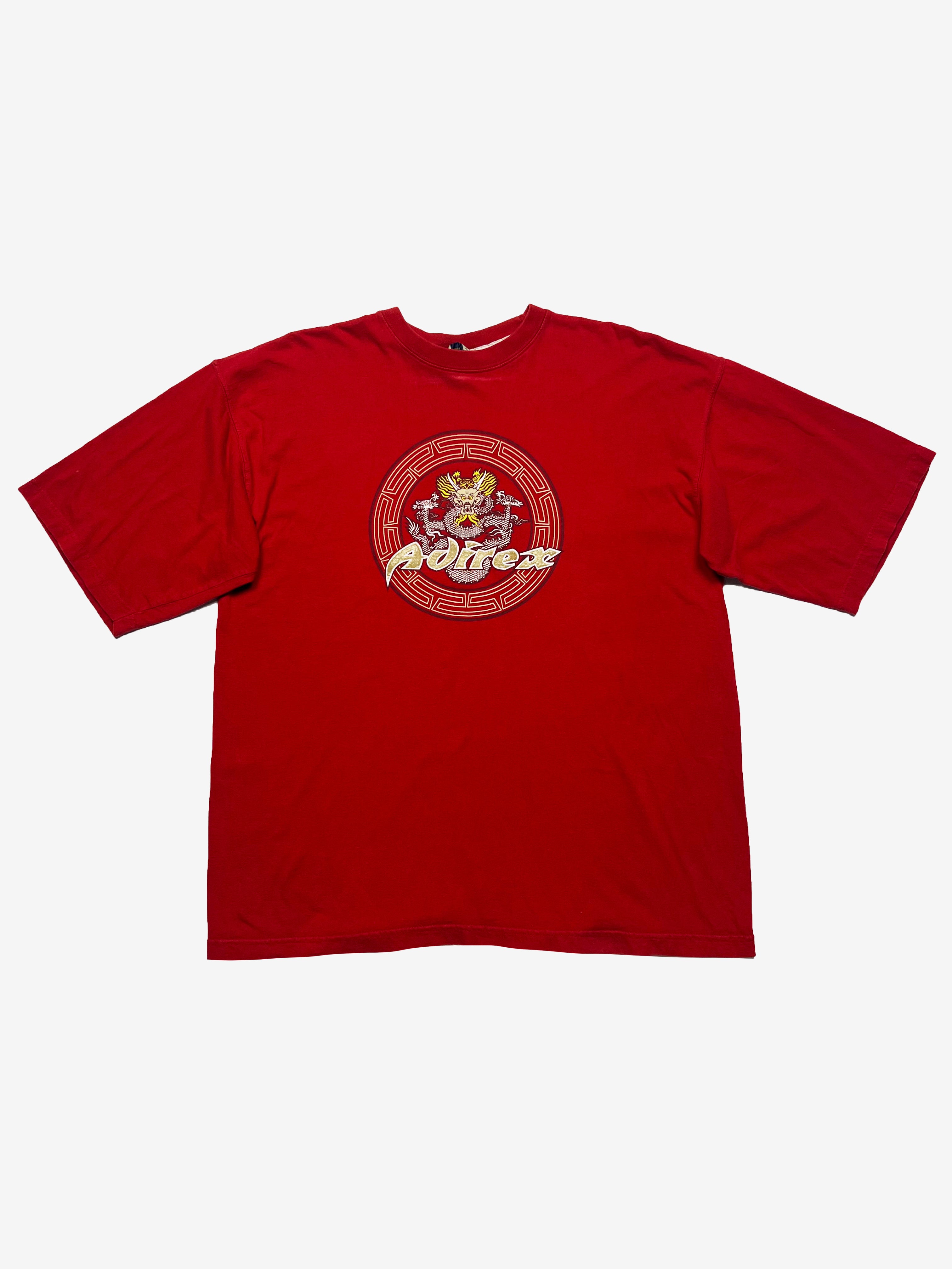 Avirex 'King Cobra' Red T-shirt 90's