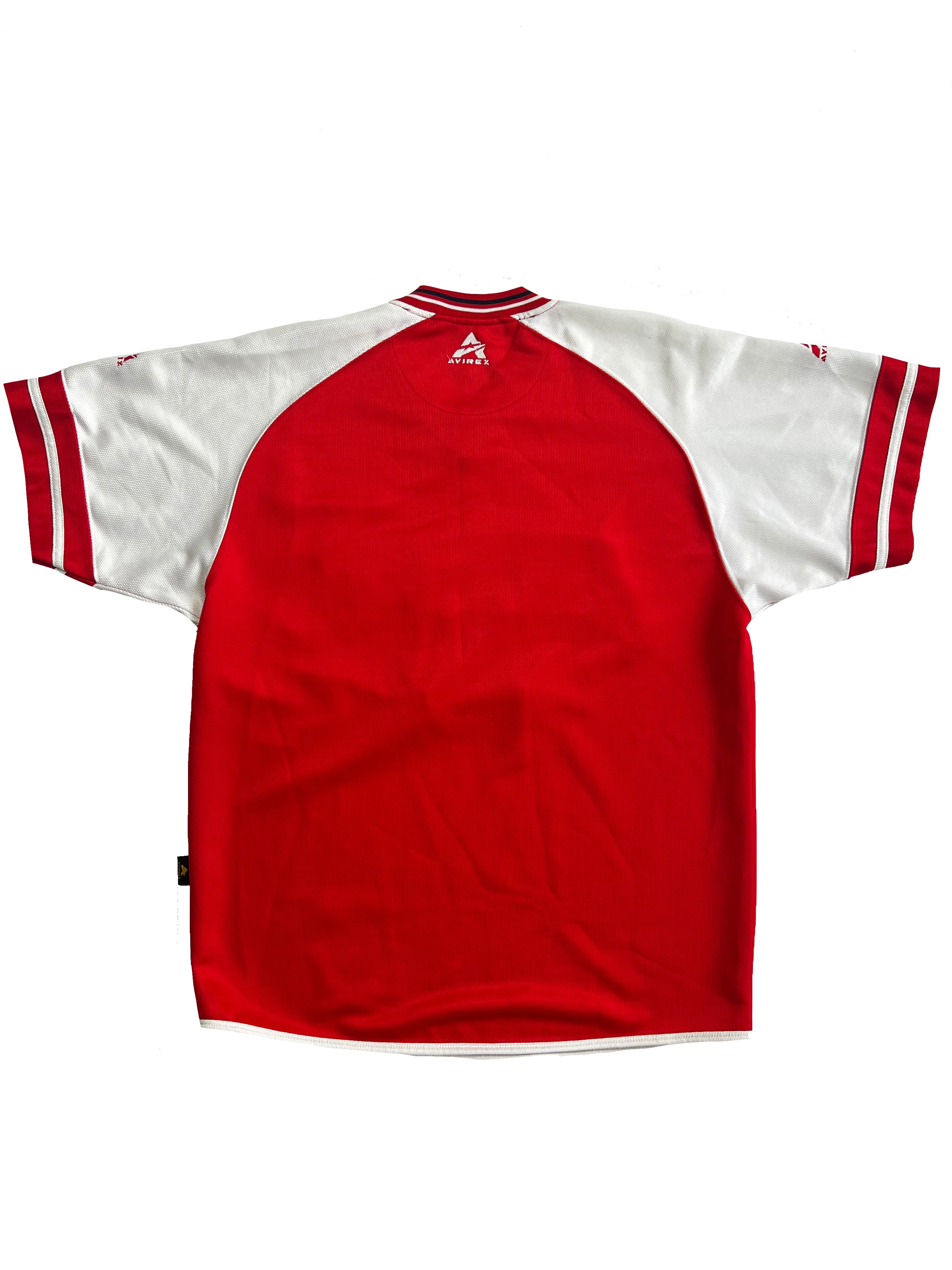 Avirex Red Spell Out Jersey 90's