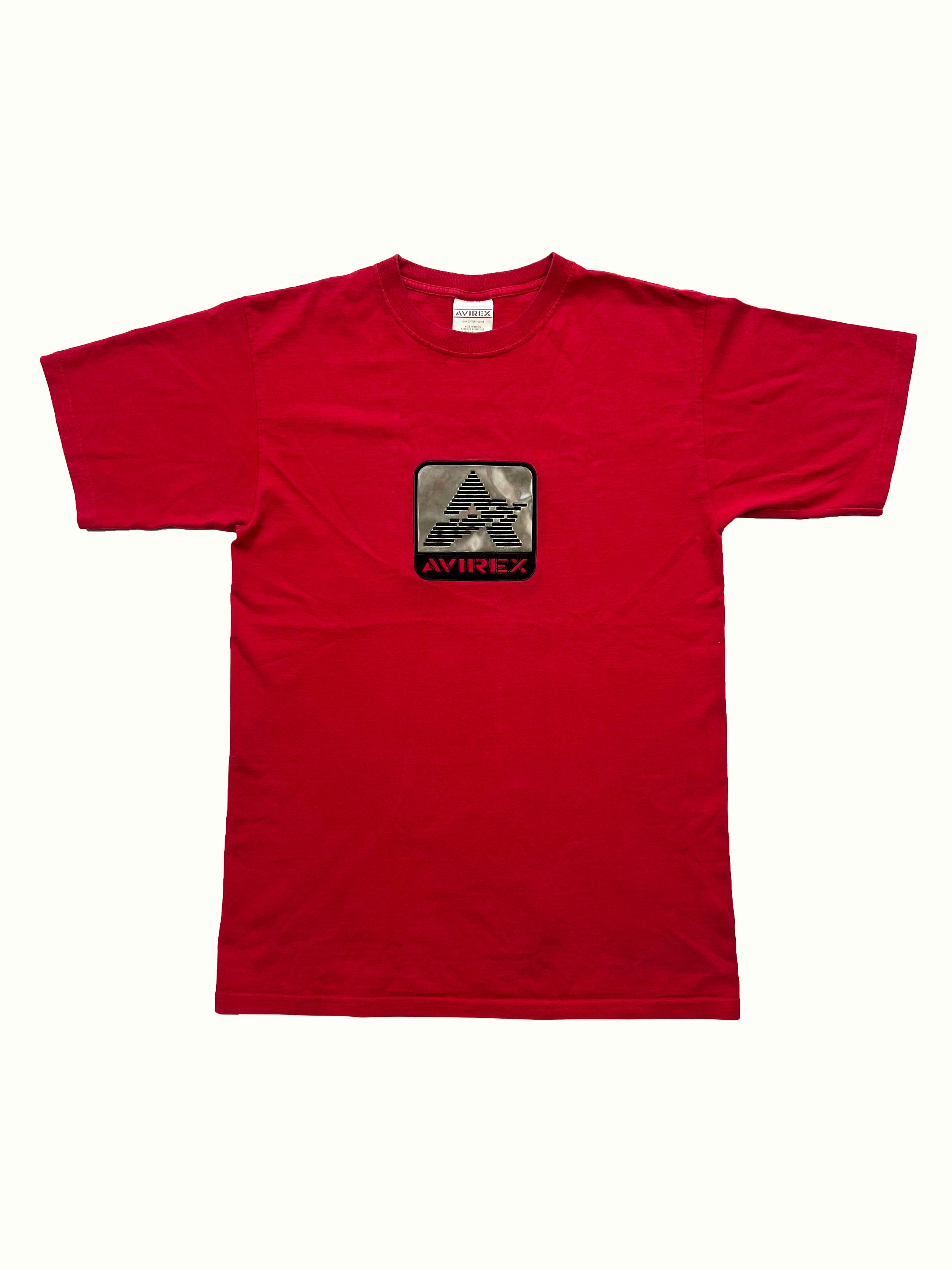 Avirex Red Spell Out T-shirt 90's