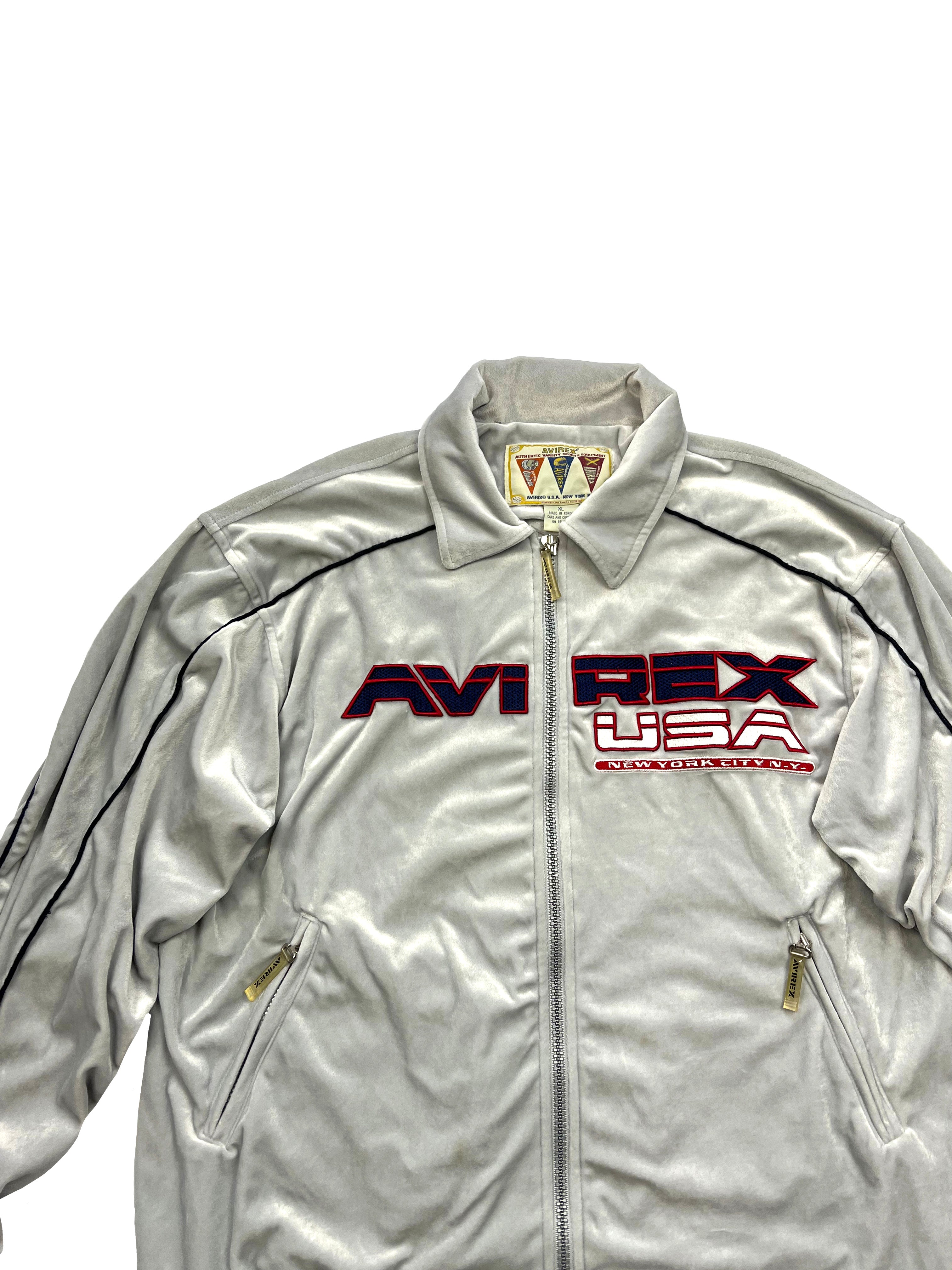 Avirex Velour Track Jacket 90's