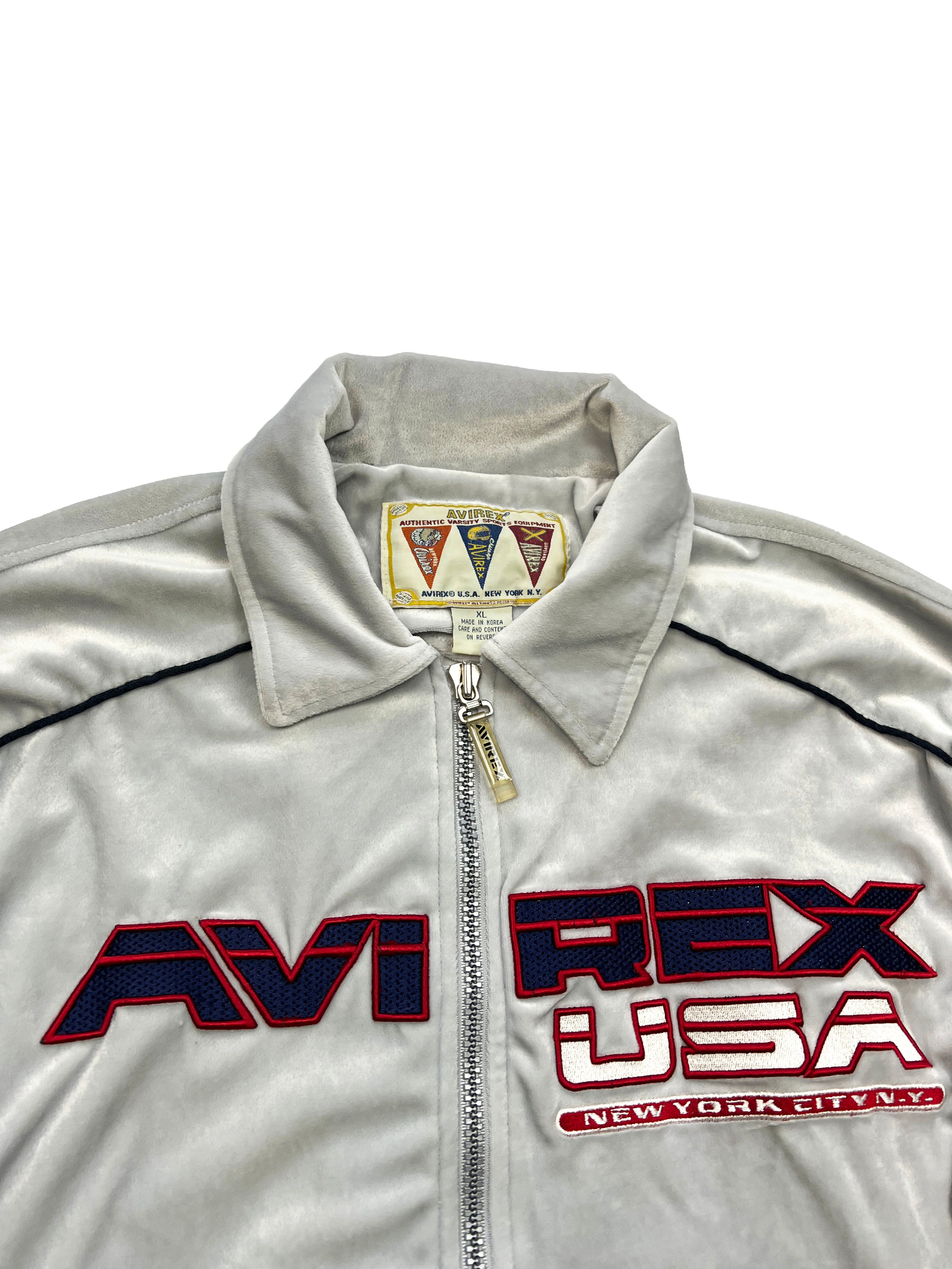Avirex Velour Track Jacket 90's