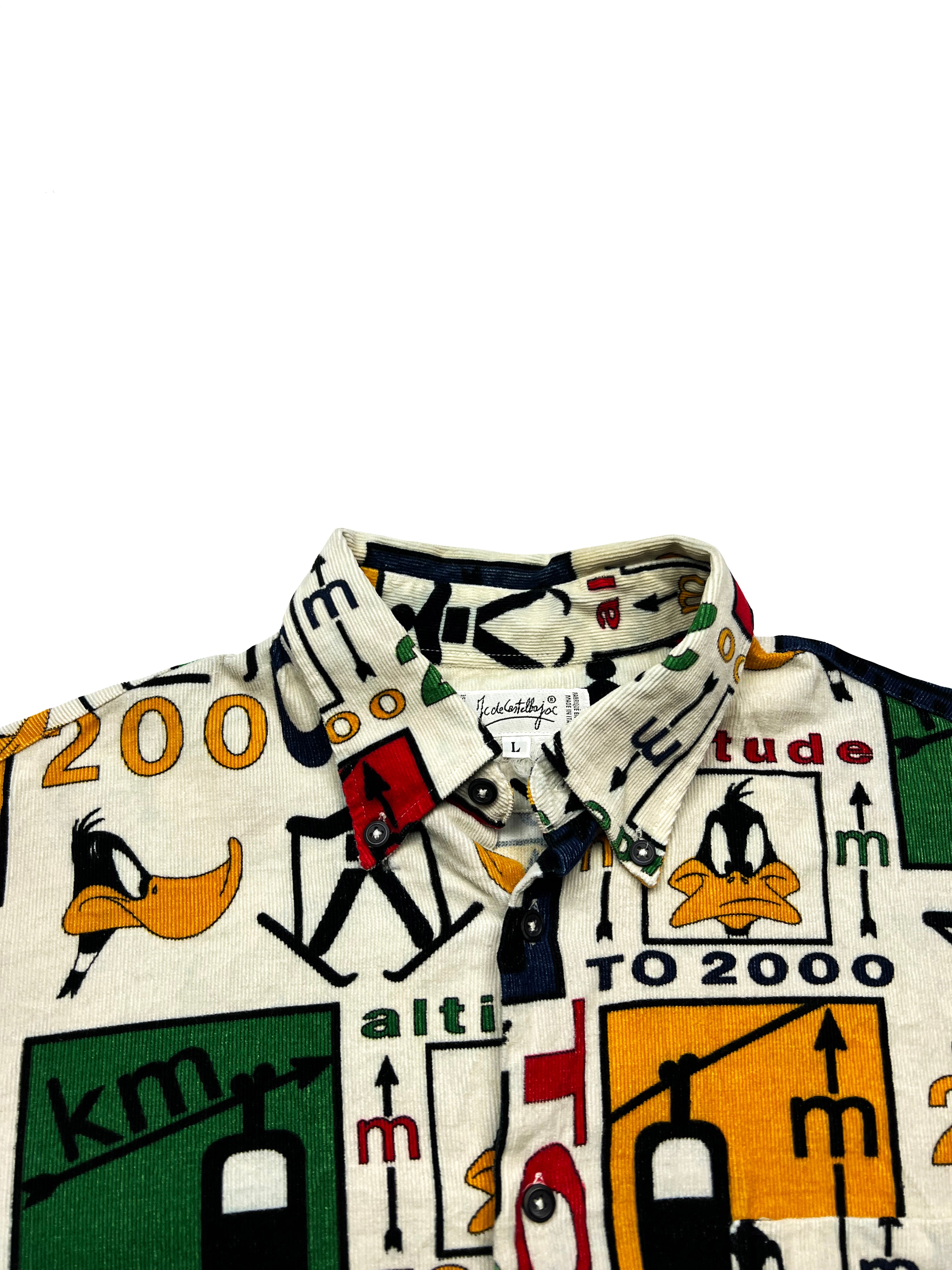 Castelbajac Daffy Duck Cord Shirt 1996