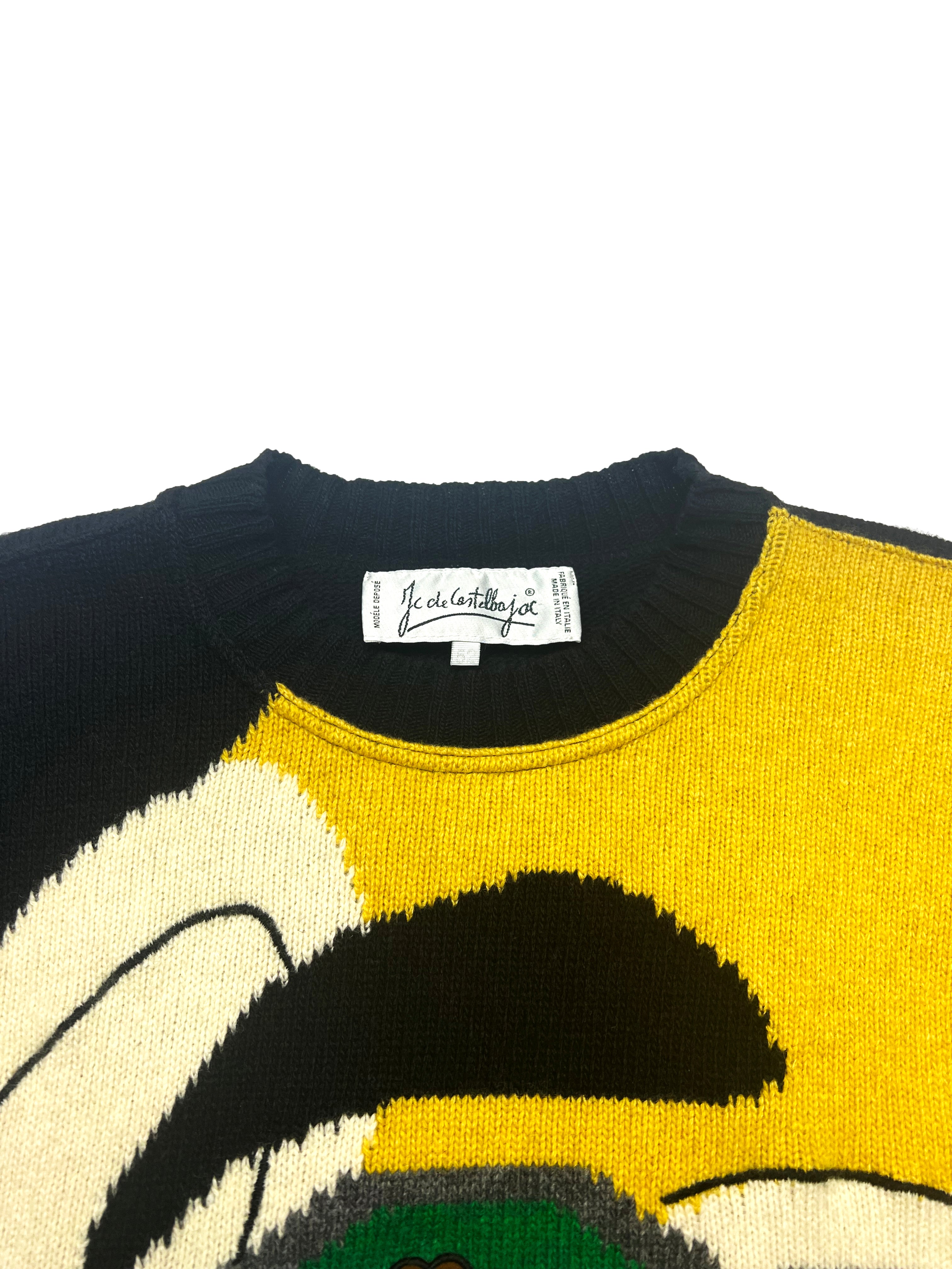 Castelbajac Pink Panther Wool Knit CIrca 1996