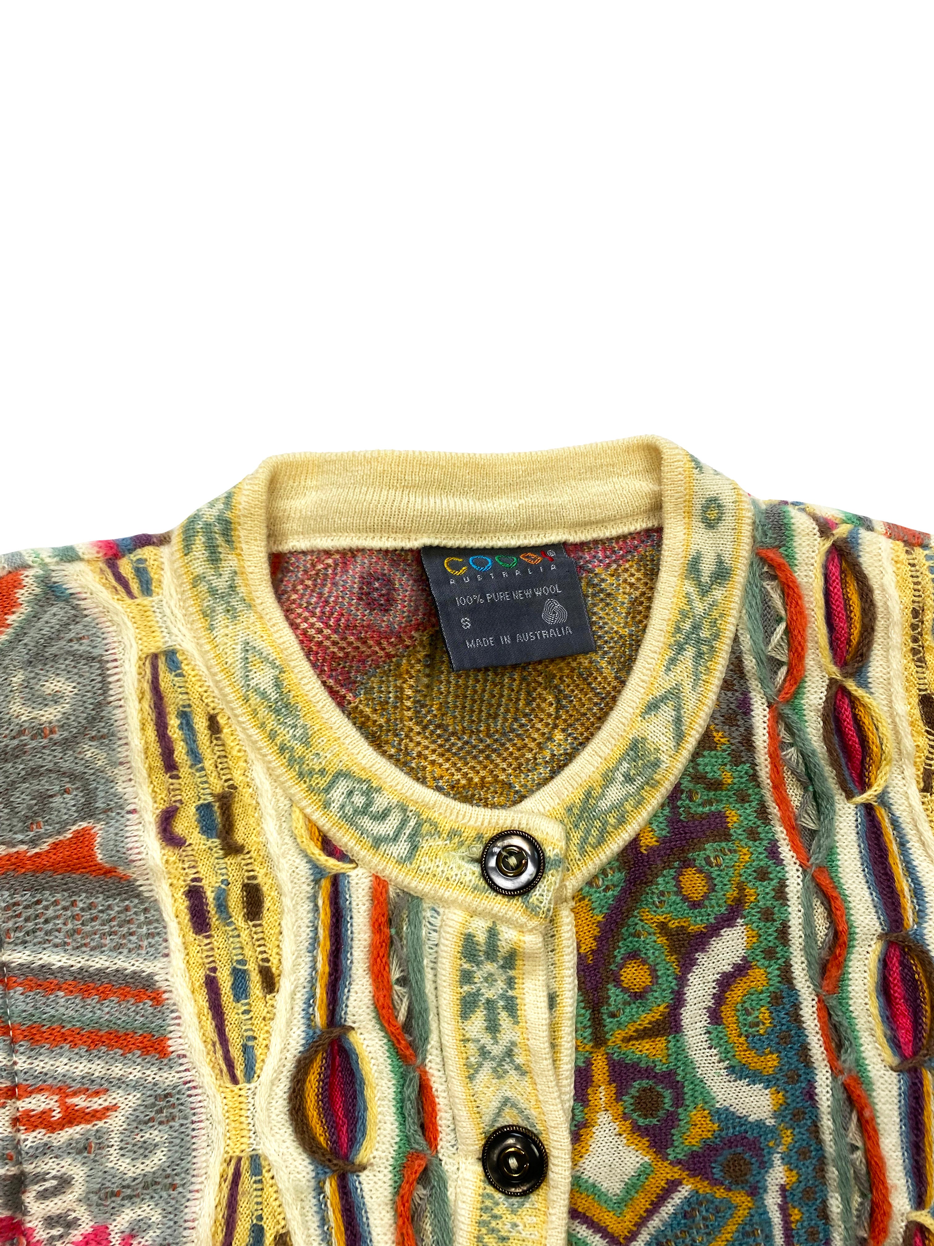 Coogi Wool Knit Cardigan 90's