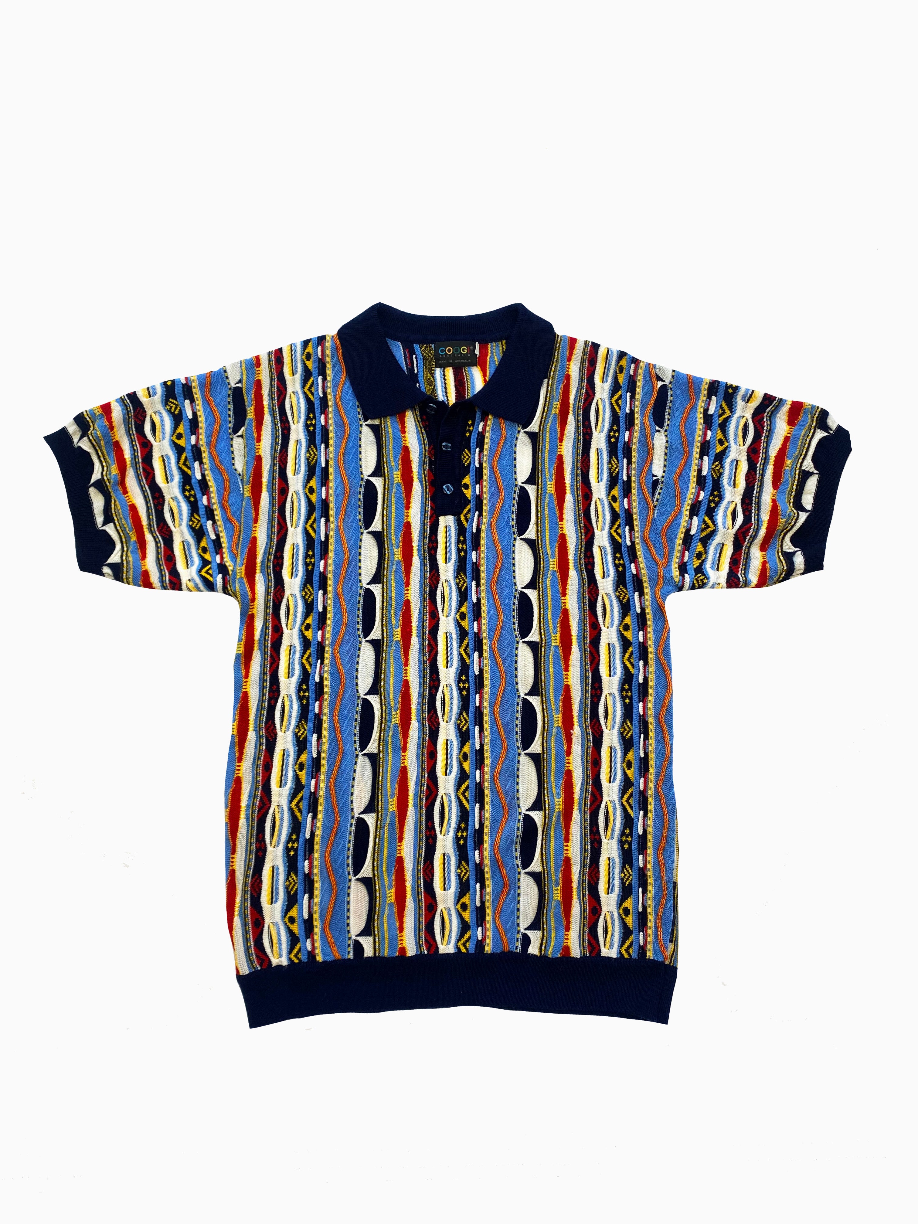Coogi Knitted Polo 90's