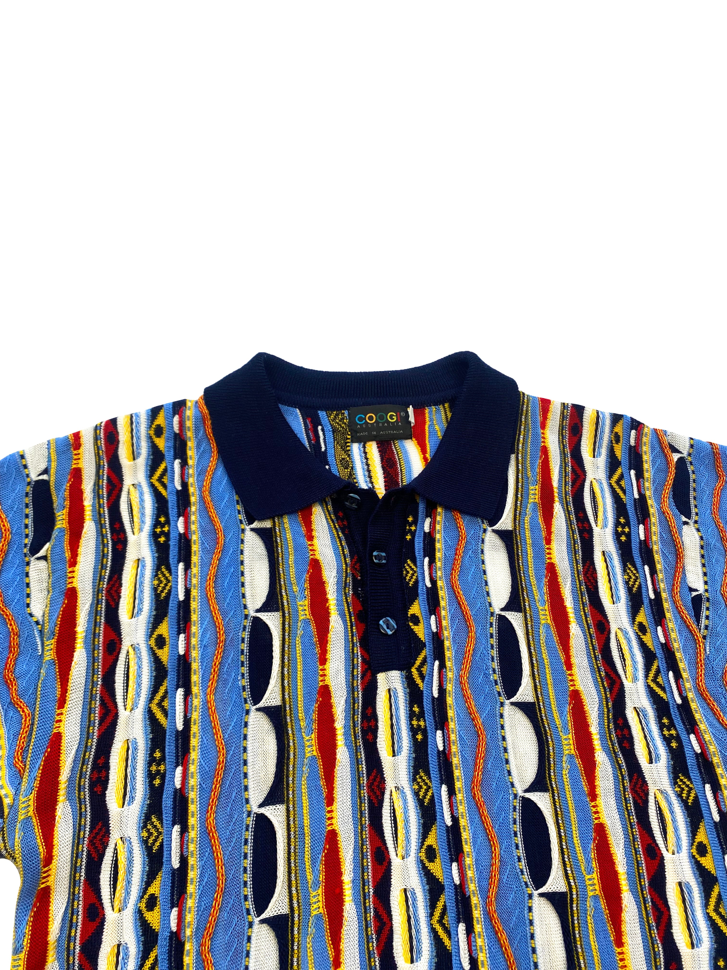 Coogi Knitted Polo 90's