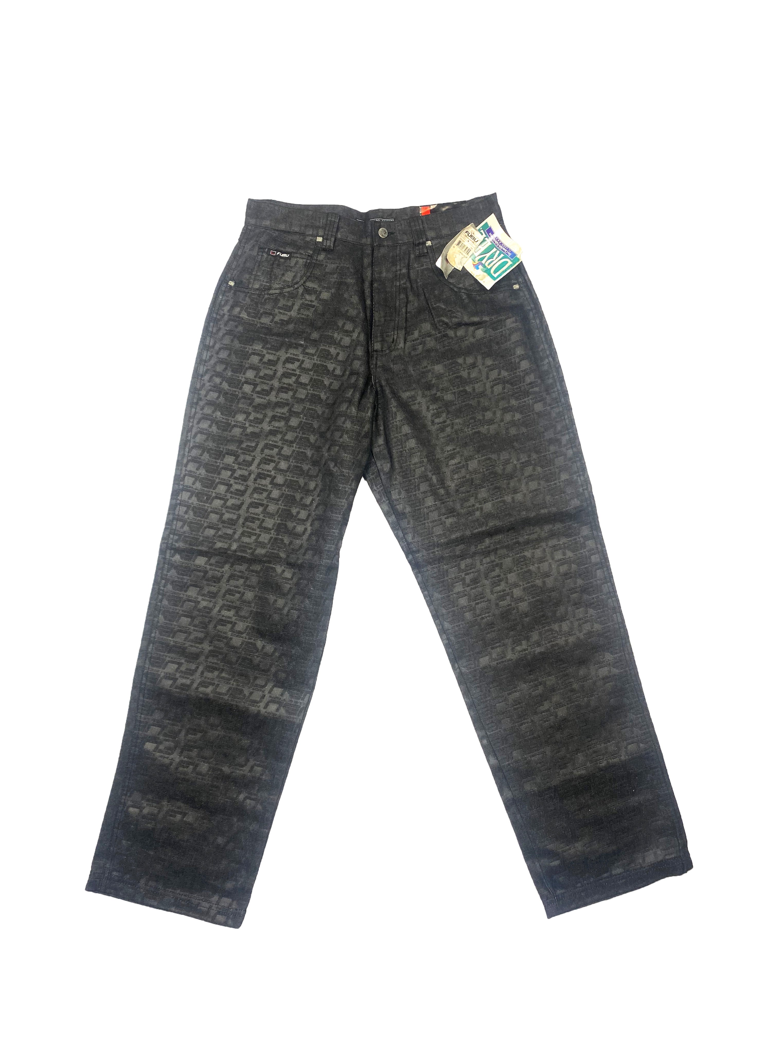 Fubu Black Spell Out Jeans BNWT 90's