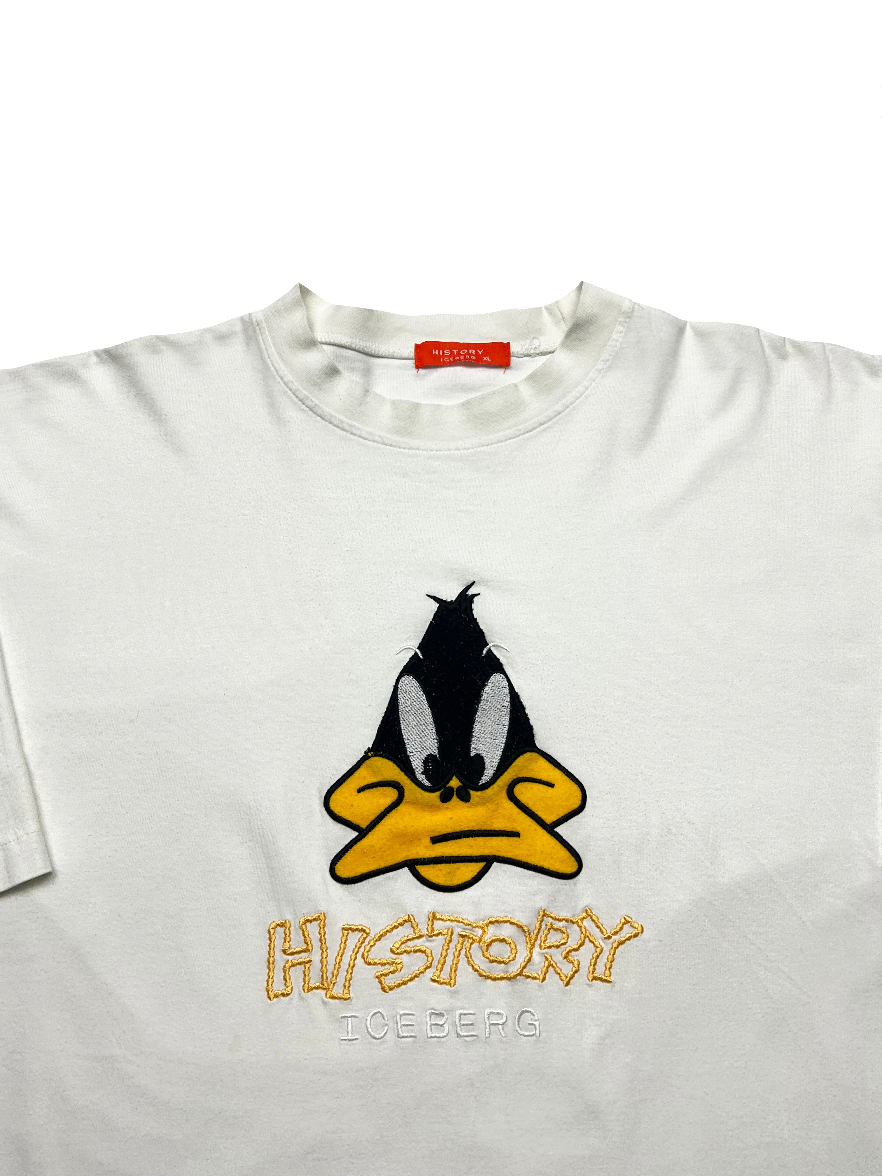 Iceberg Daffy Duck White T-shirt 00's