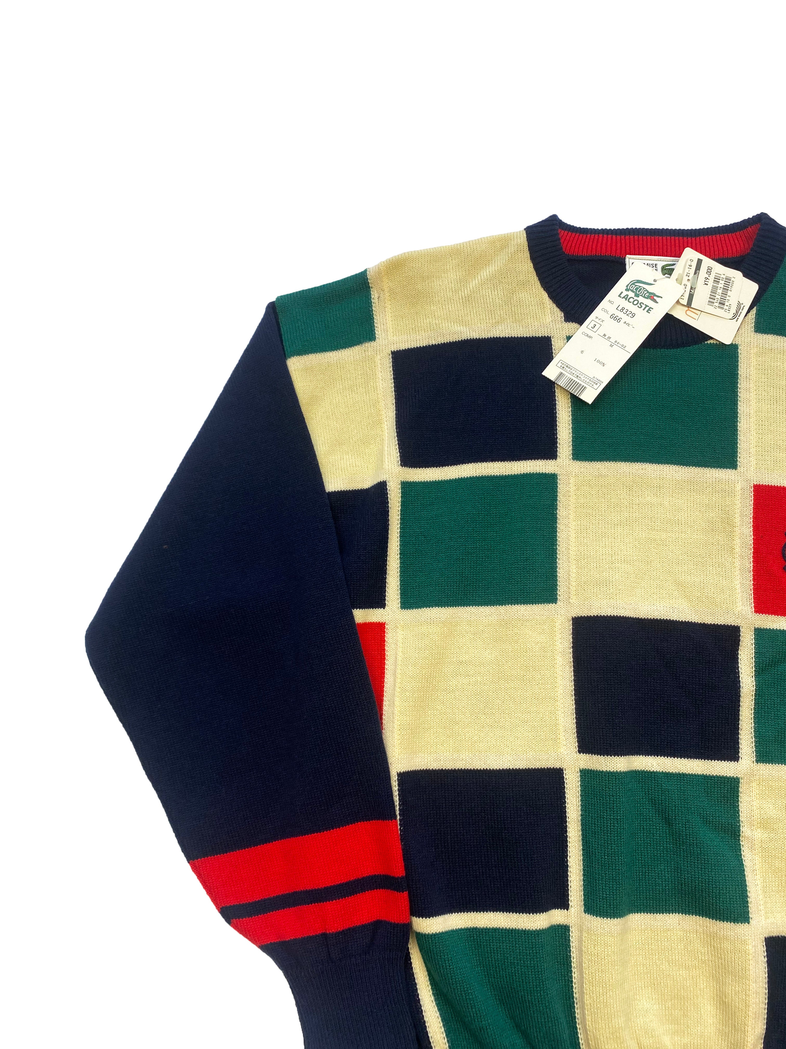 Chemise Lacoste Knit Jumper BNWT 80's
