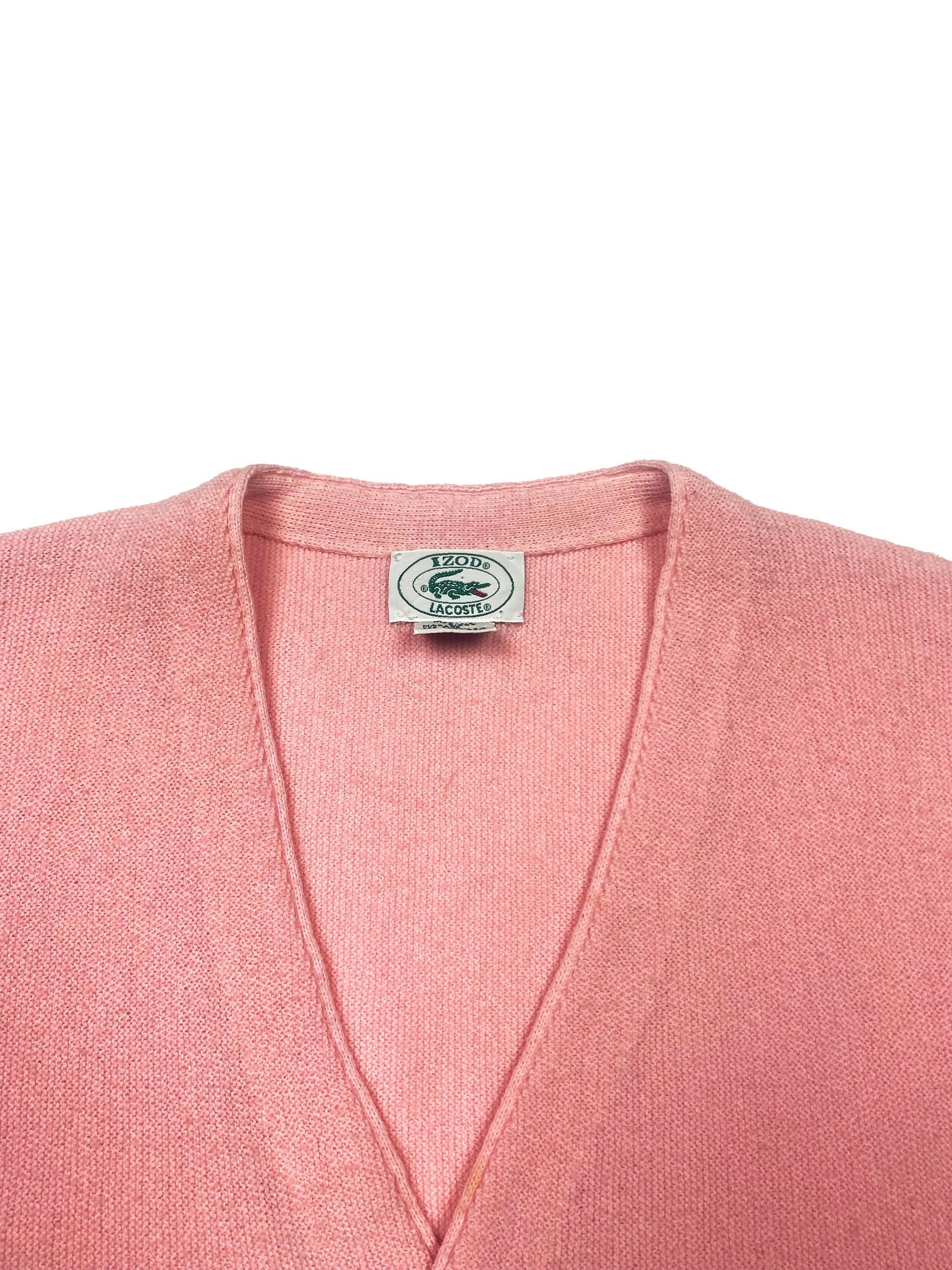 Lacoste Izod Baby Pink Cardigan 80's – Sekkle