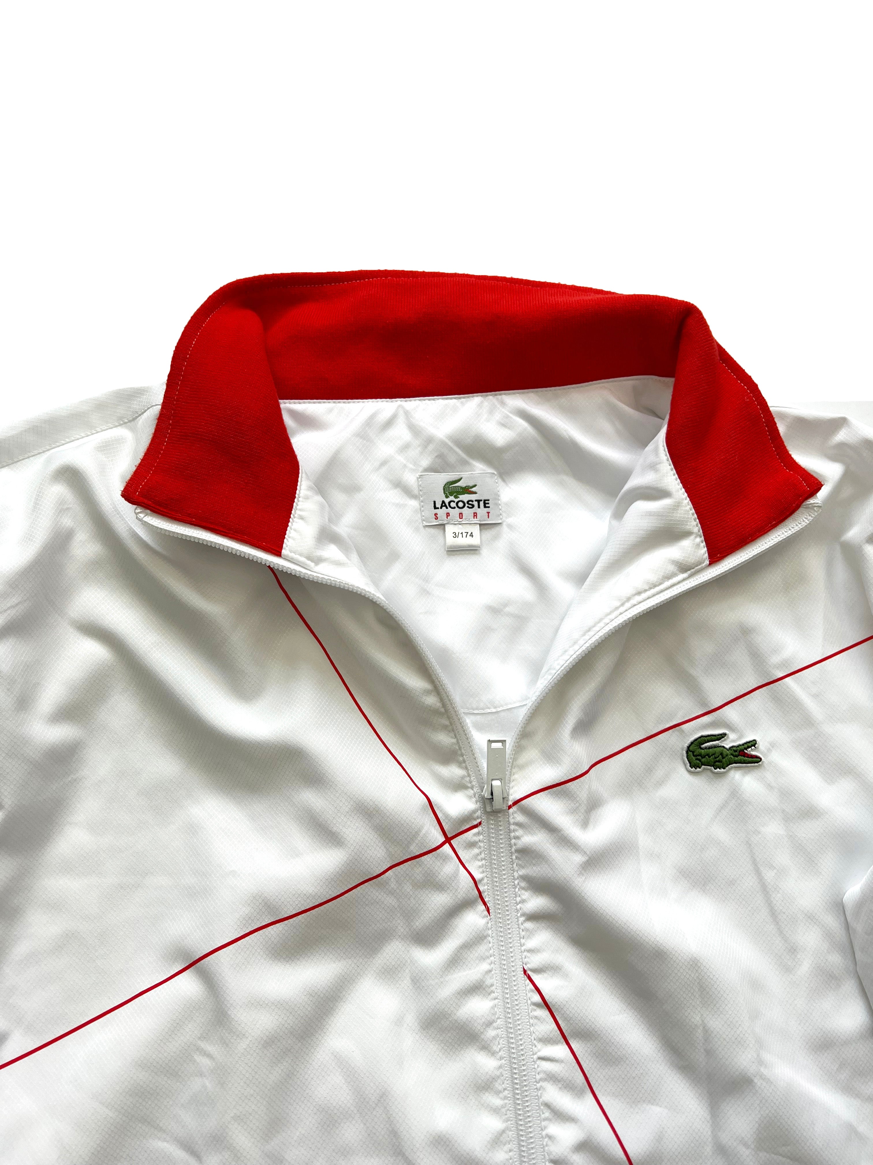 Lacoste White/Red Full Tracksuit 00's