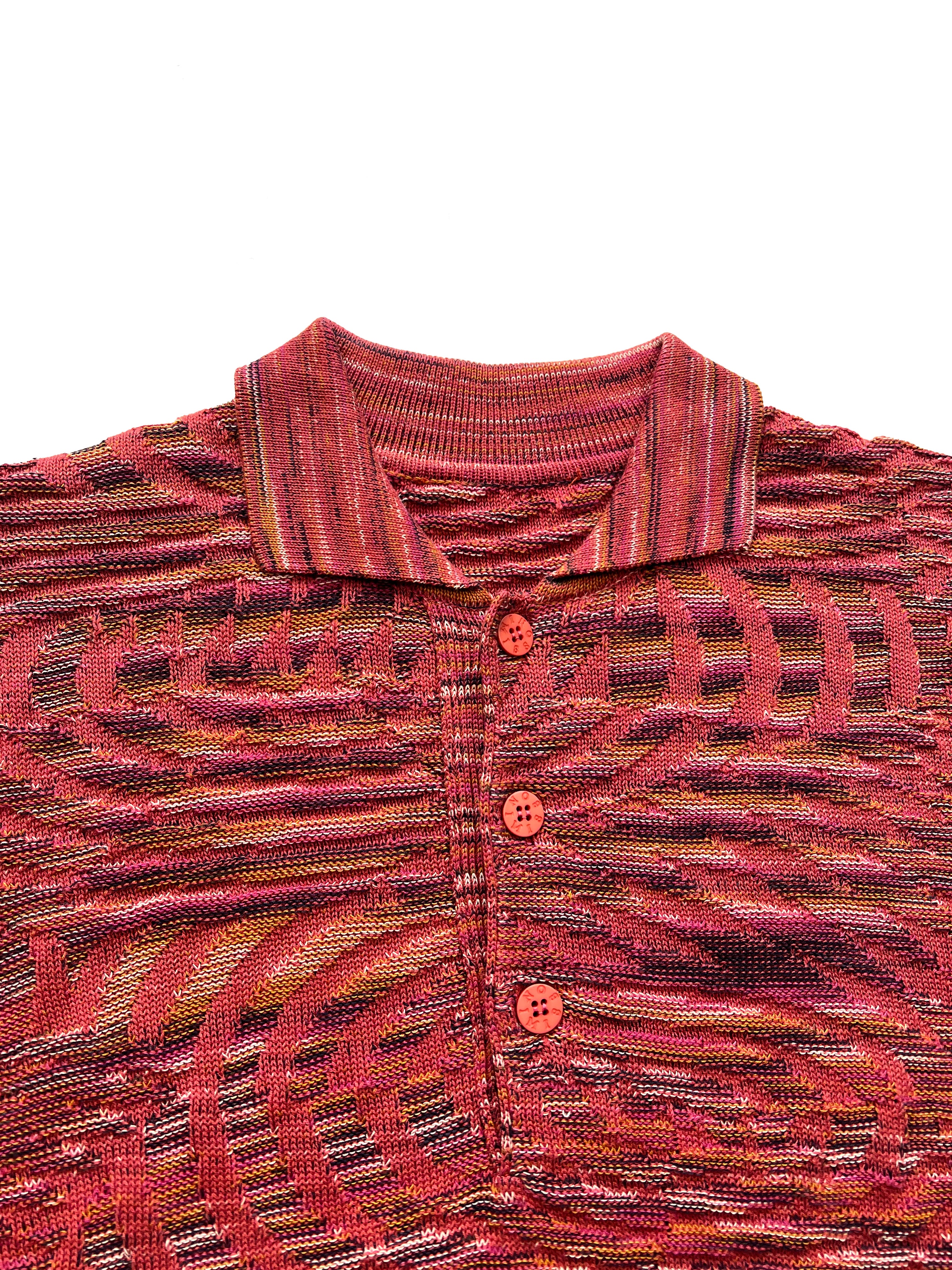 Missoni Textured Knit Polo 90's