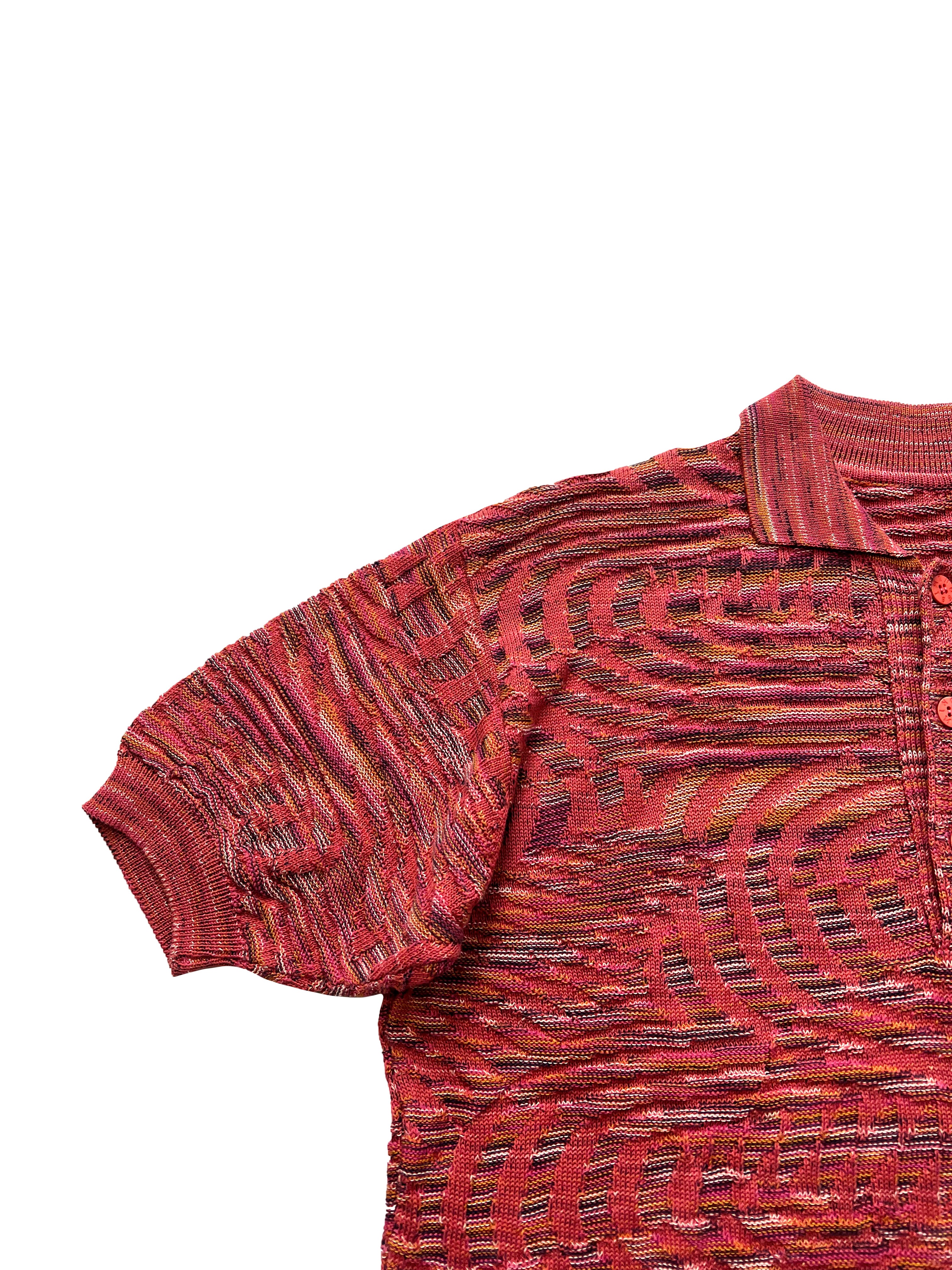 Missoni Textured Knit Polo 90's