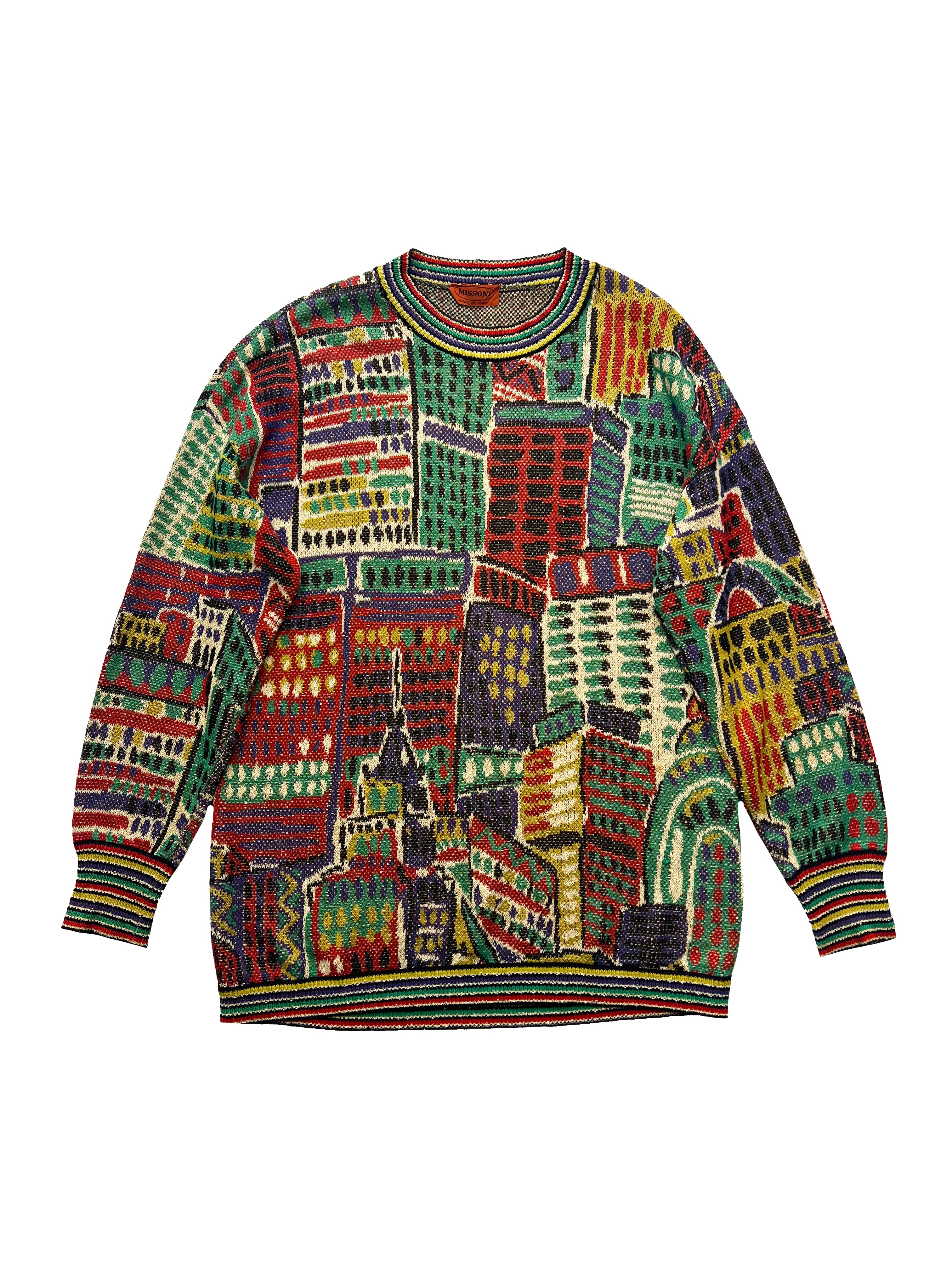 Missoni 'New York' Abstract Knit 90's