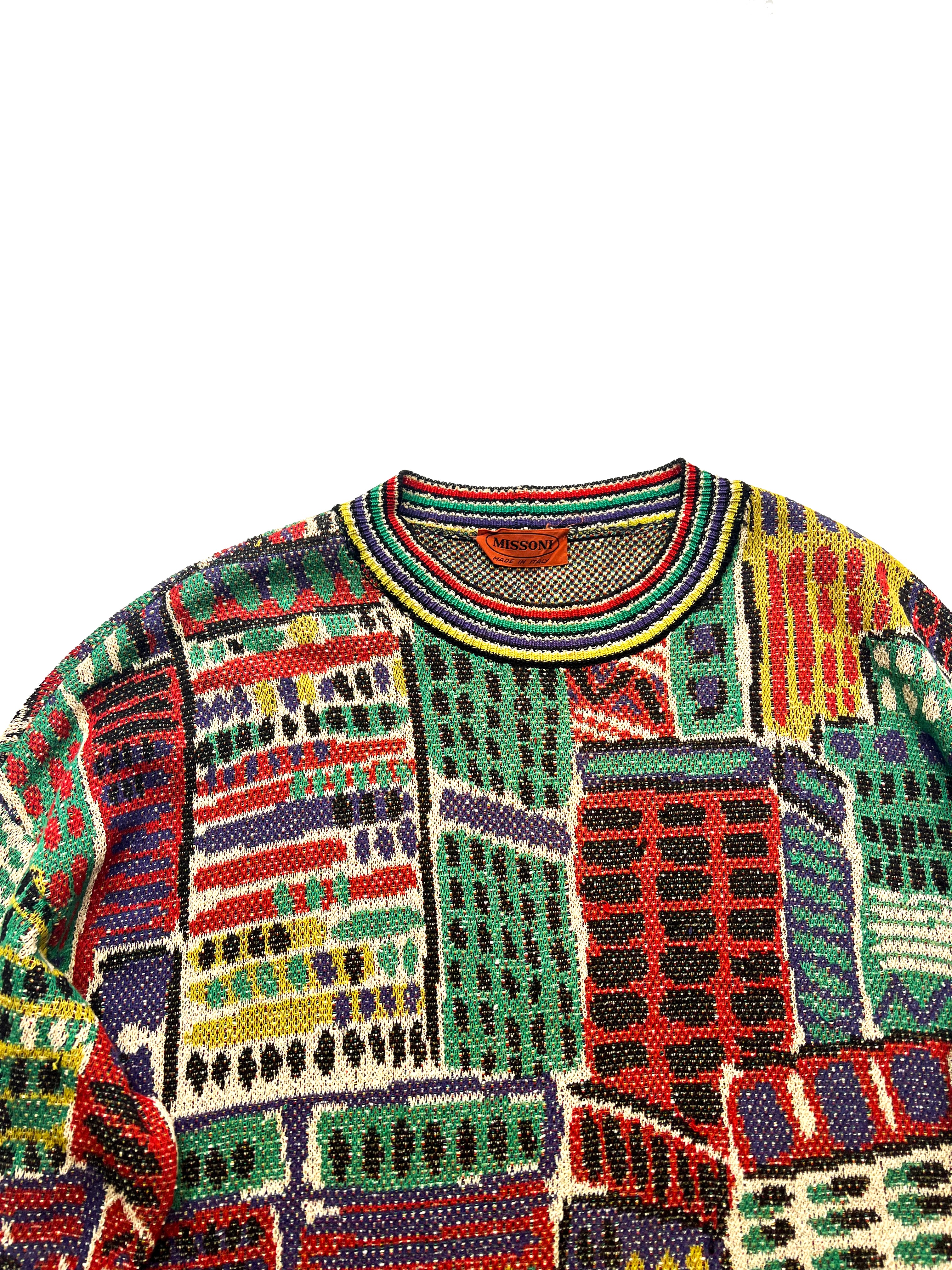 Missoni 'New York' Abstract Knit 90's