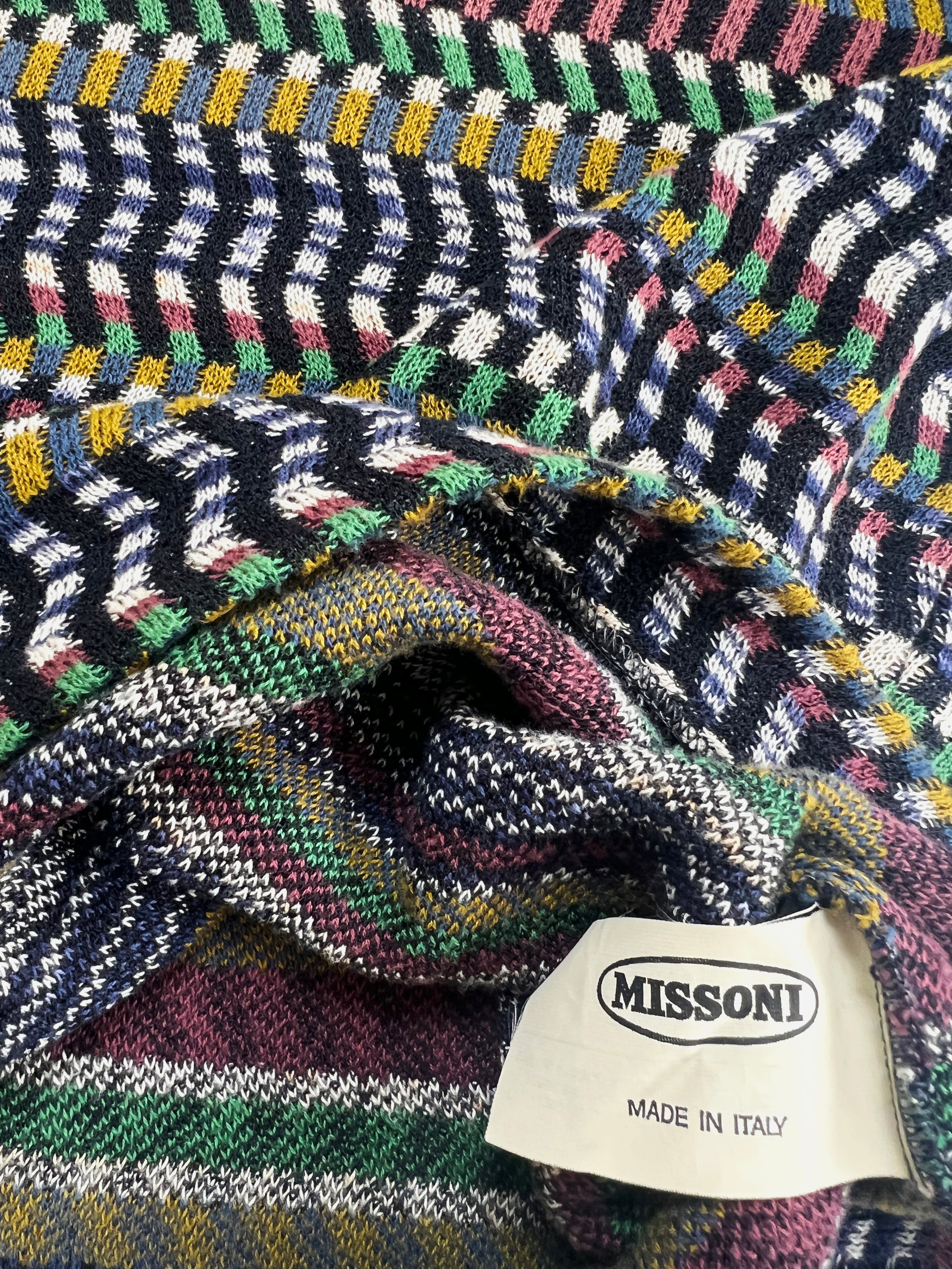 Missoni Textured Polo Knit 90's