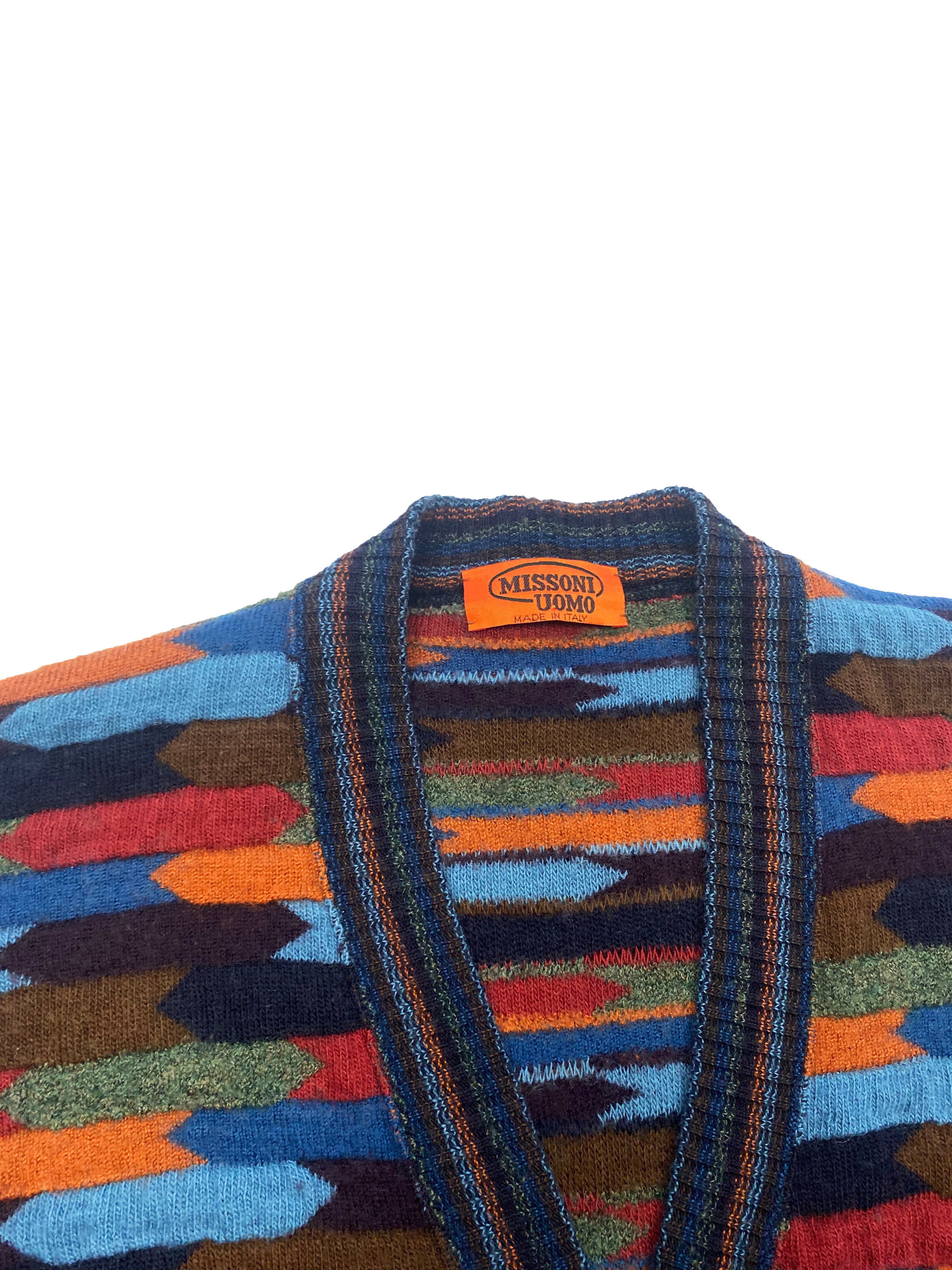 Missoni Colour Block Cardigan 90's